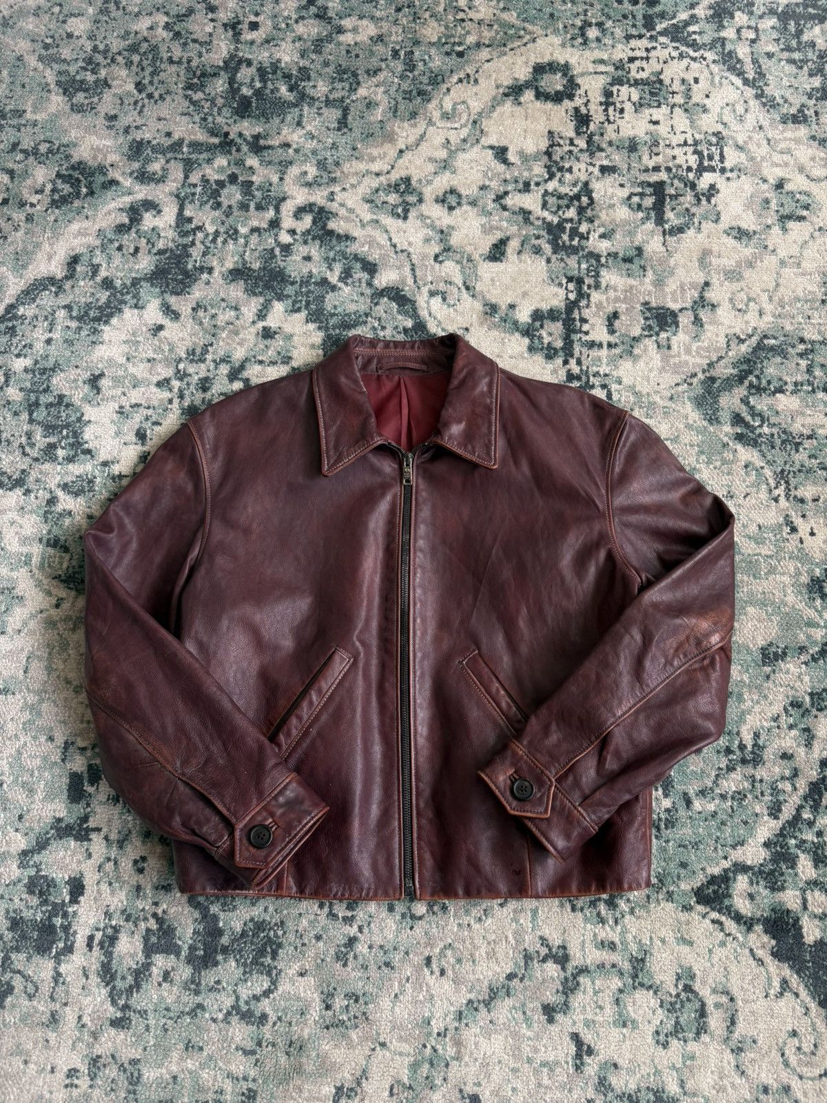 Prada Prada A/W Hawaiian 14 print leather jacket Size S / US 4 / IT 40 - 2 Thumbnail