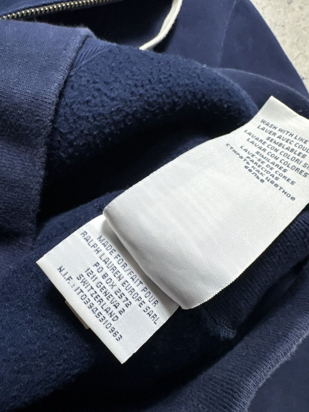 Polo Ralph Lauren Polo Ralph Lauren PRL Full Zip Hoodie Navy Size S Size US S / EU 44-46 / 1 - 8 Thumbnail