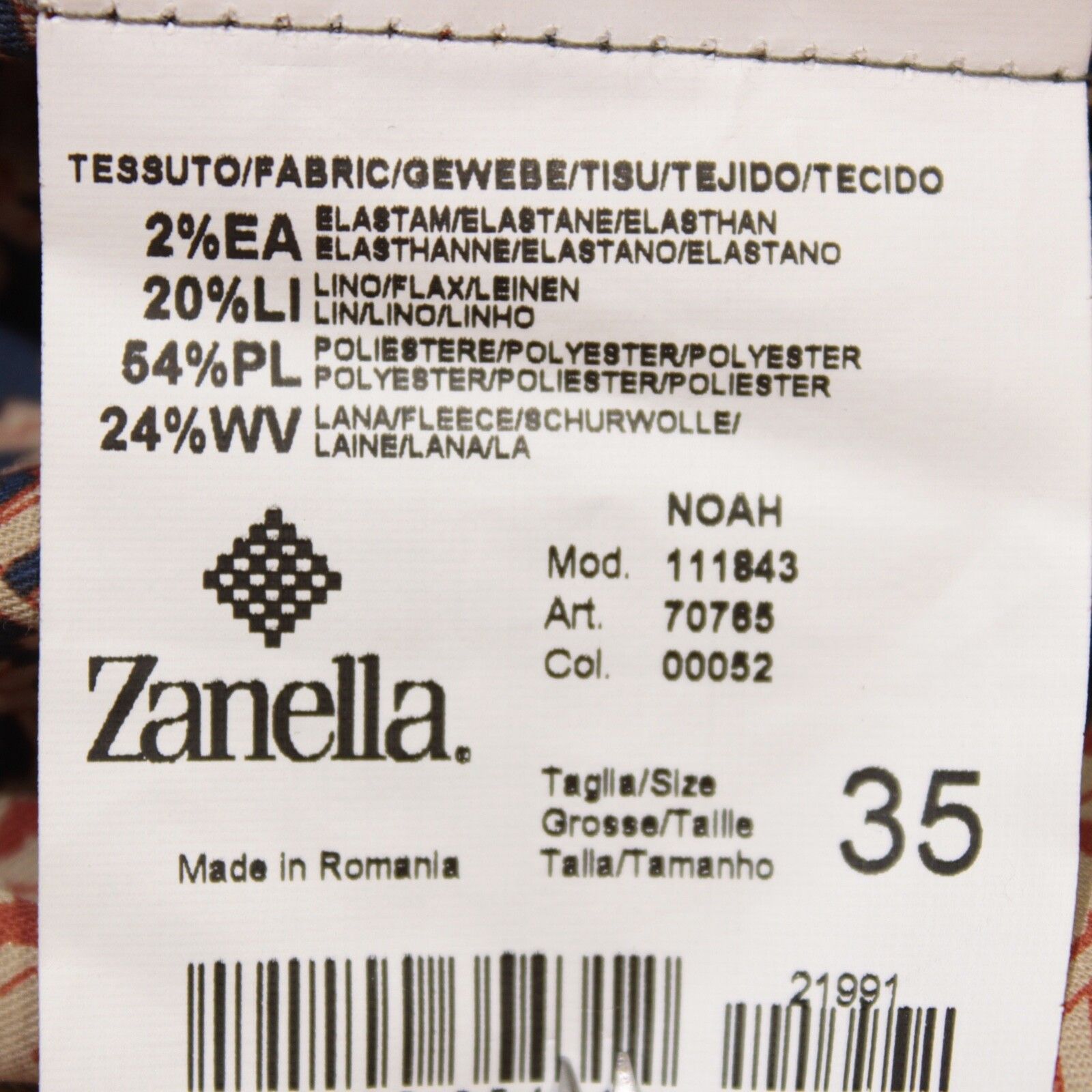 Zanella Zanella New with tags Dress Pants Size 35 US In Gray Size US 35 - 7 Thumbnail
