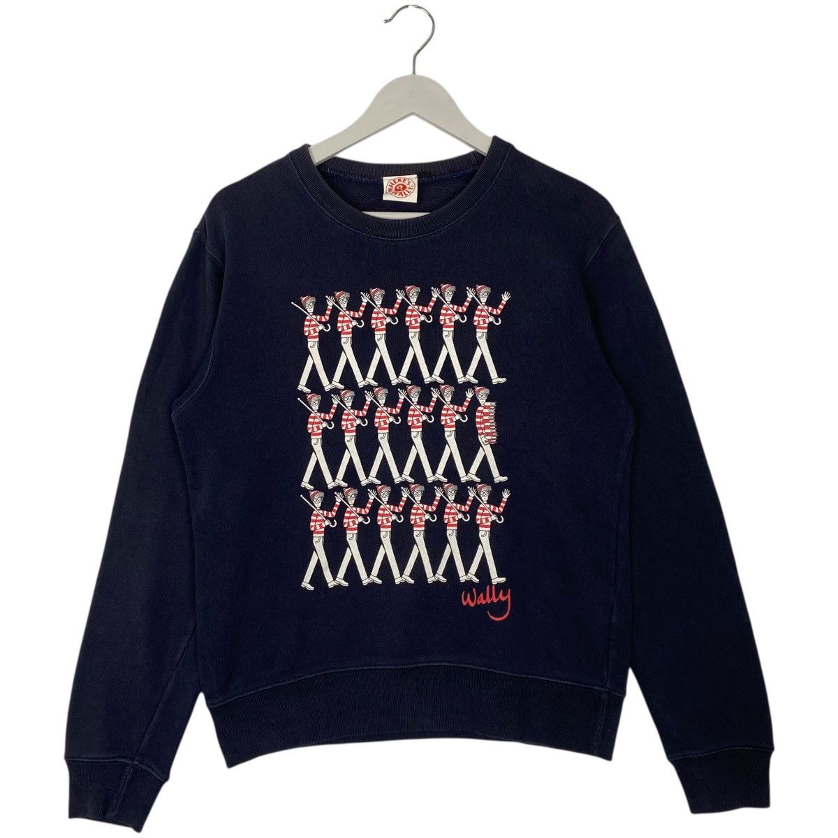 Vintage Vintage Where’s Wally Sweatshirt Crewneck Navy Blue Size S Size US S / EU 44-46 / 1 - 1 Thumbnail
