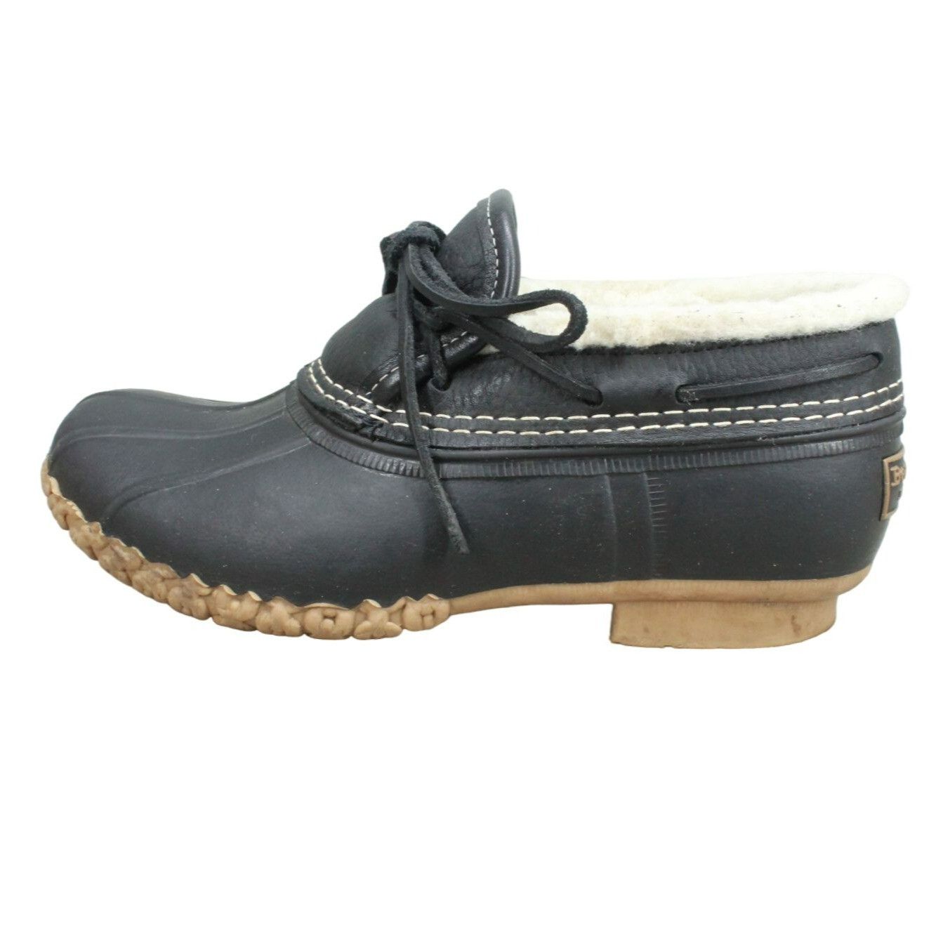 L.L. Bean × Leather LL Bean Women's Bean Boots Rubber Moc Sherpa Size US 6 / IT 36 - 2 Thumbnail