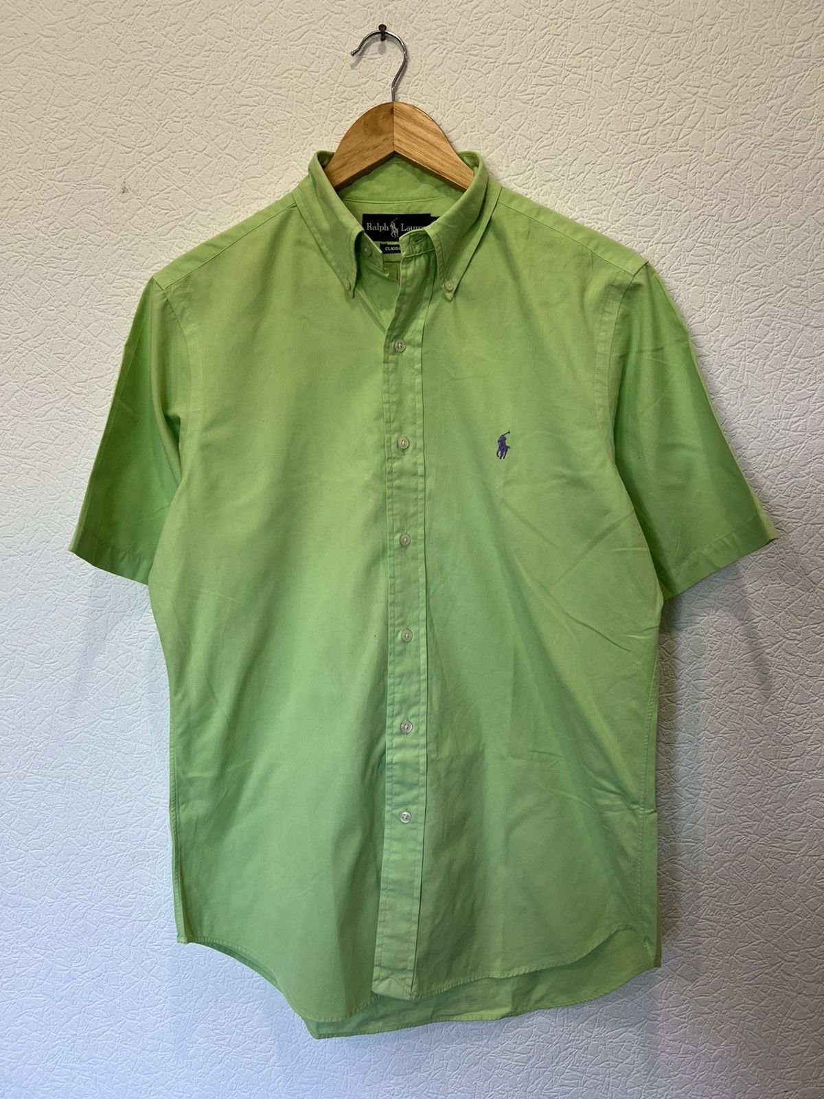 Polo Ralph Lauren Polo Ralph Lauren Green Button Up Shirt Rare Size US S / EU 44-46 / 1 - 1 Thumbnail