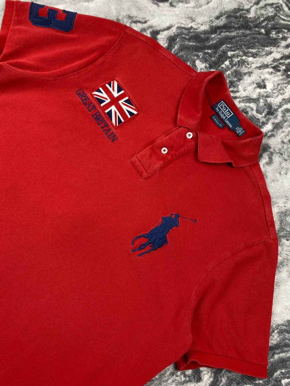 Polo Ralph Lauren Vintage Polo Ralph Lauren Great Britain GBR Rugby Shirt Size US XL / EU 56 / 4 - 9 Thumbnail