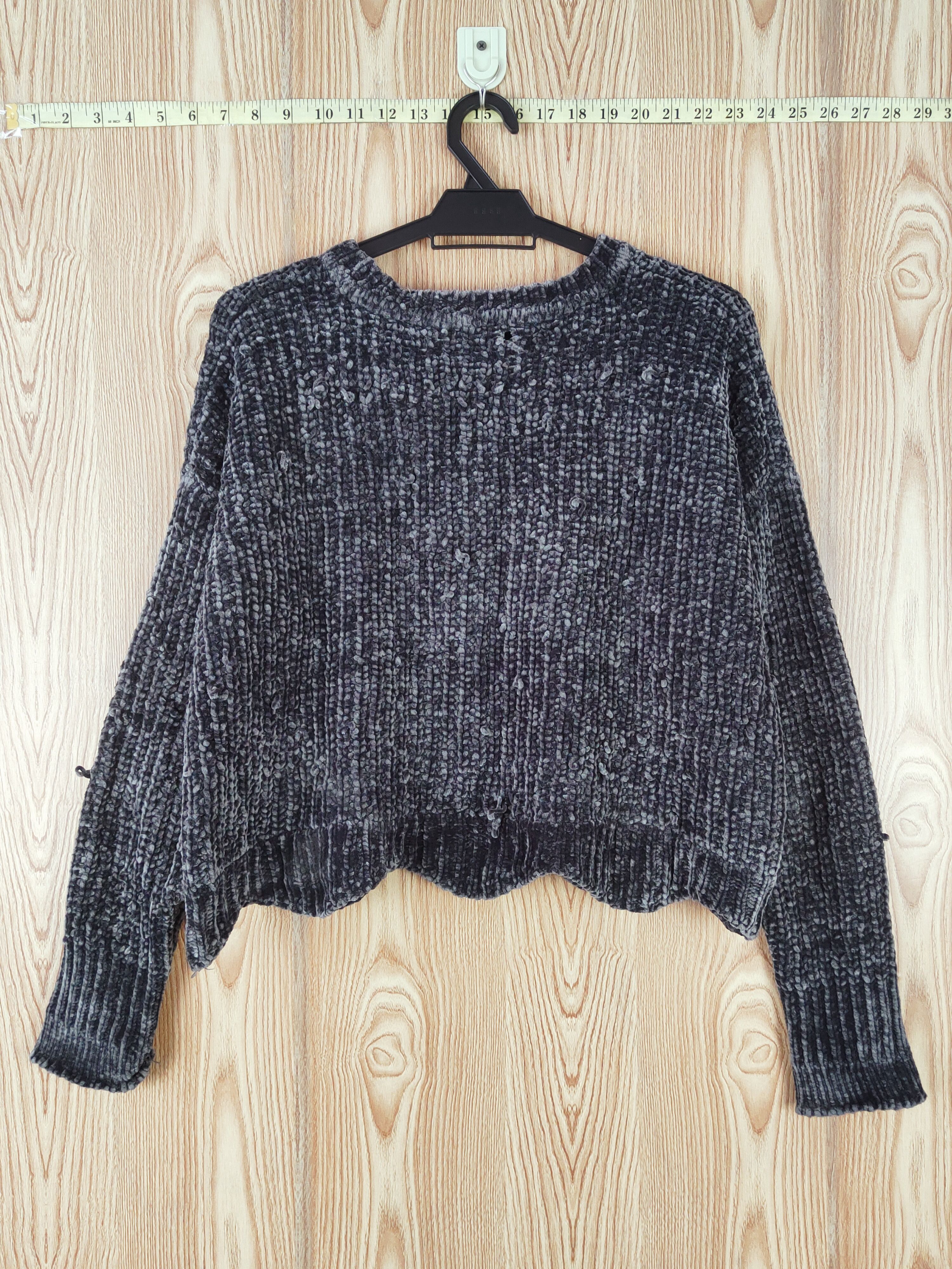 Japanese Brand Black Knitwear Crop Tops #W679