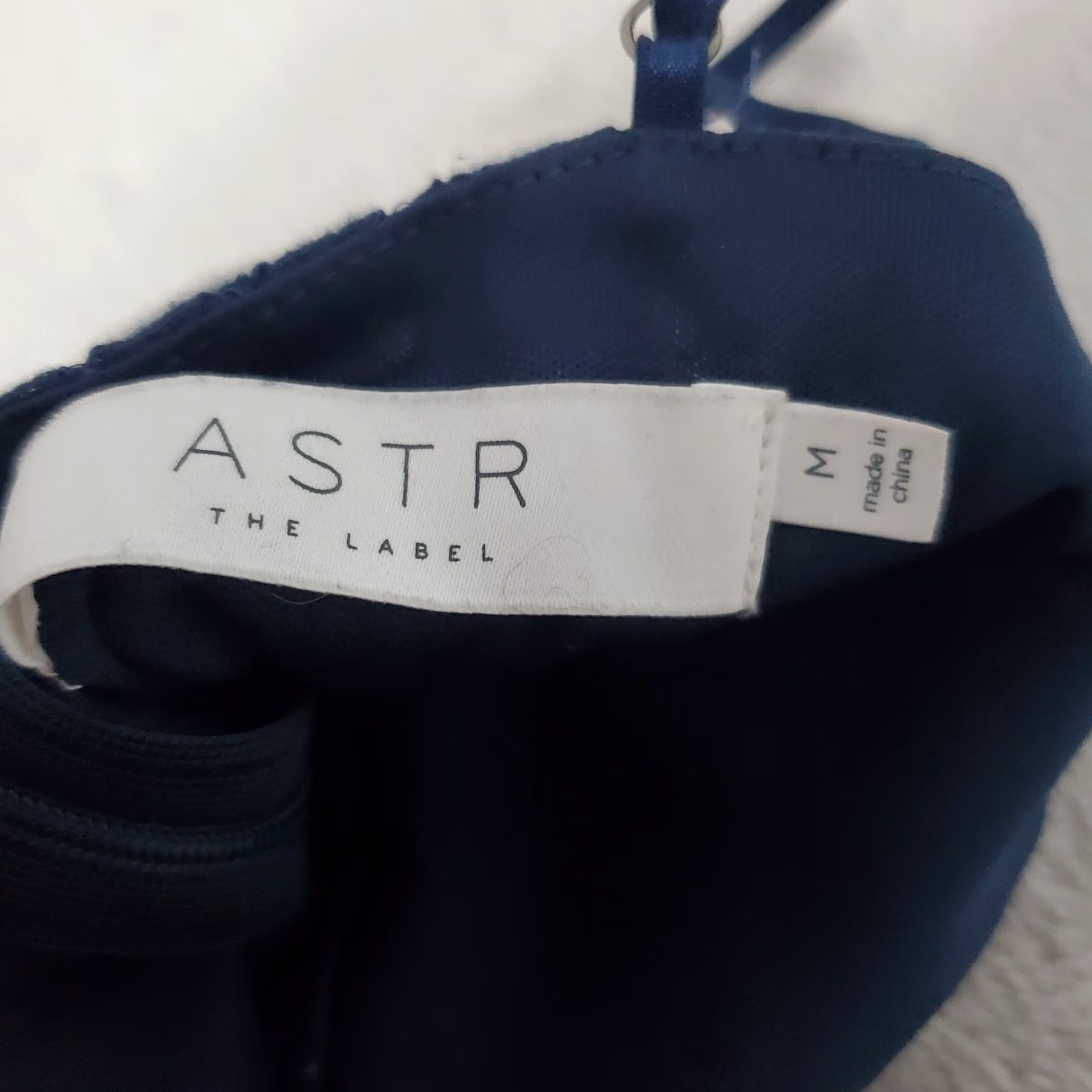 ASTR The Label ASTR The Label Dress Women M Blue Lace Spaghetti Strap Lattice Inset Party Y2K Size M / US 6-8 / IT 42-44 - 3 Thumbnail