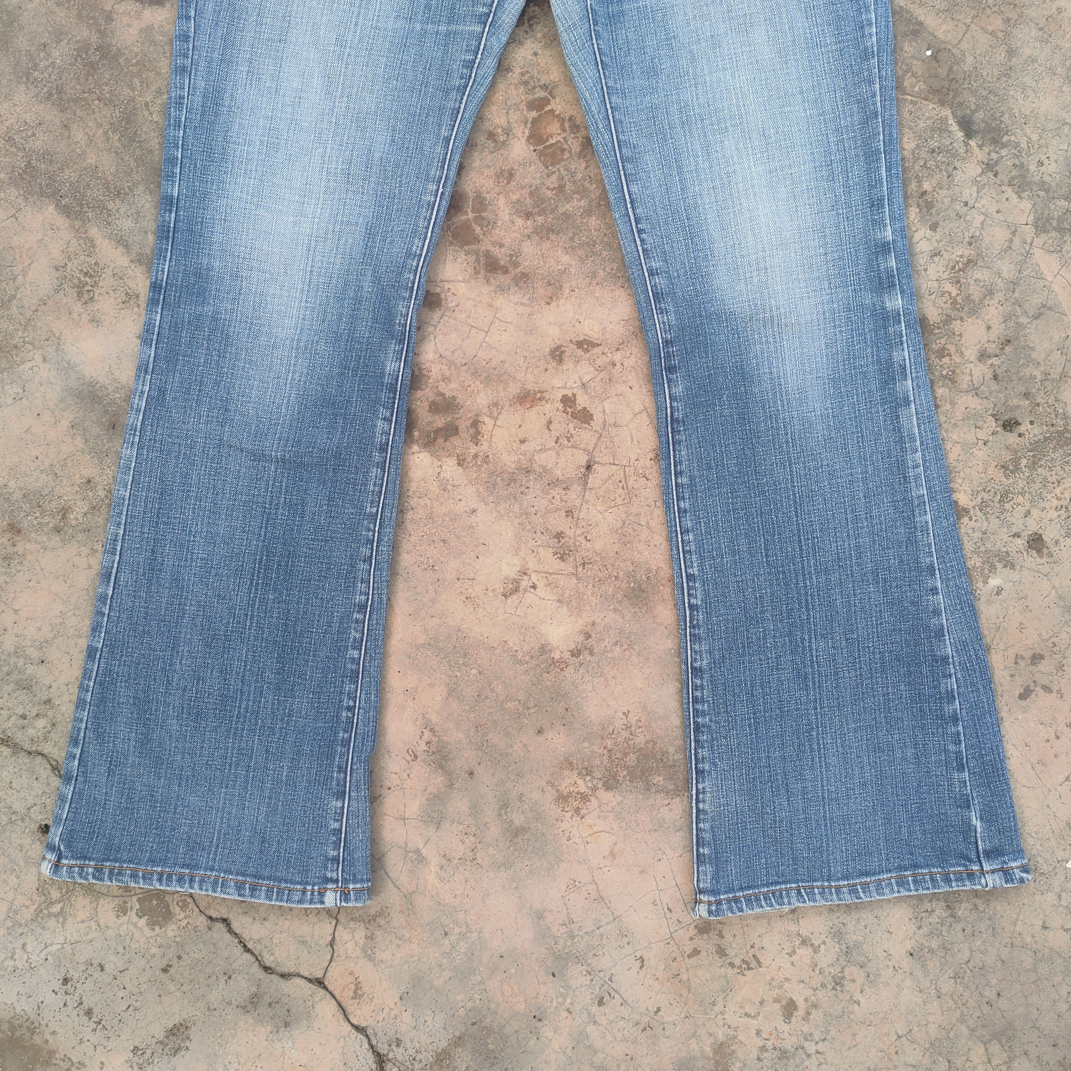 Japanese Brand × Jean × Vintage VINTAGE JAPANESE FLARE FADED DENIM JEANS PANTS Size US 31 - 5 Thumbnail
