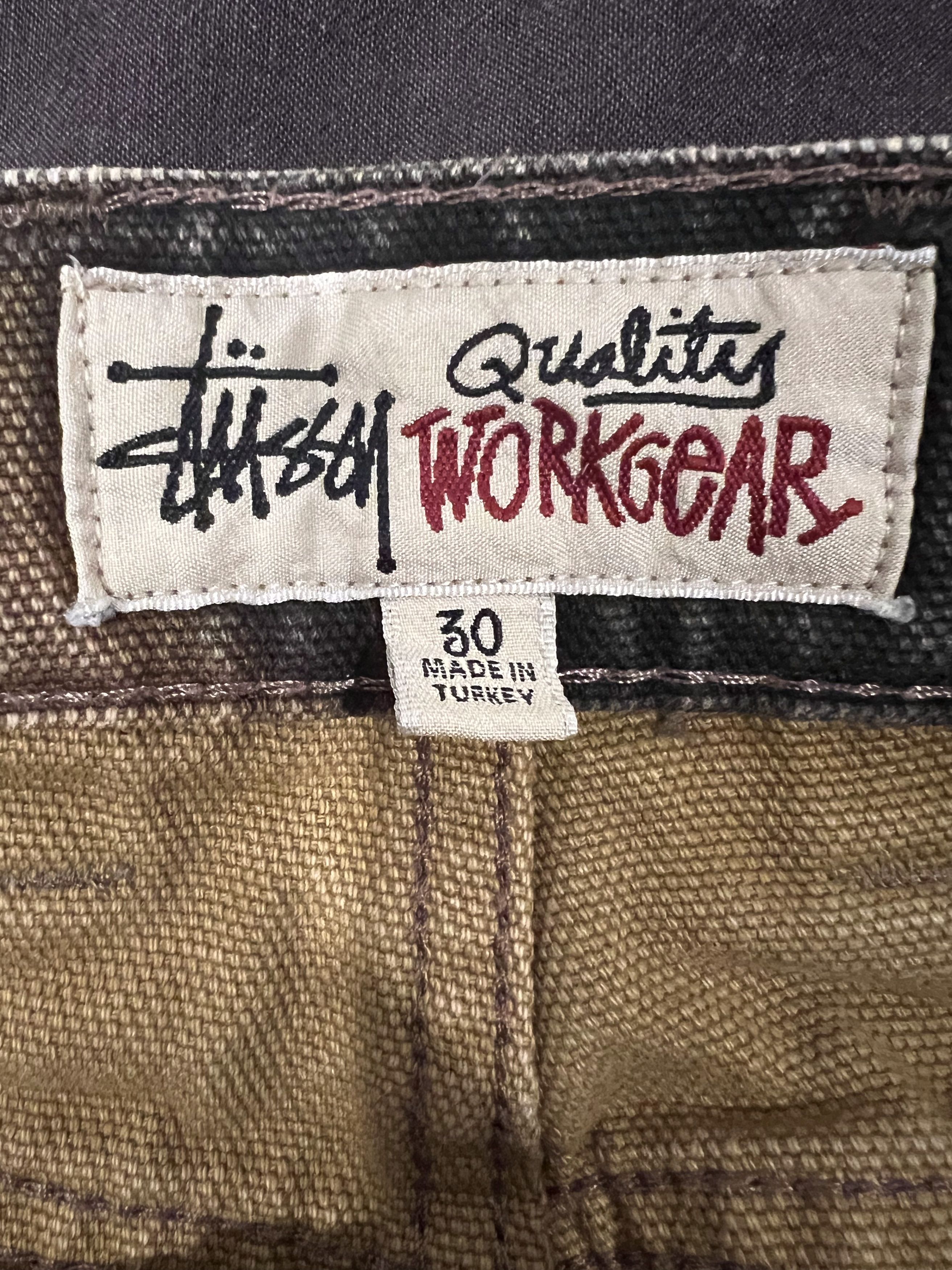 Stussy Stussy Floral Dye Work Pant 'Brown' Size US 30 / EU 46 - 4 Thumbnail