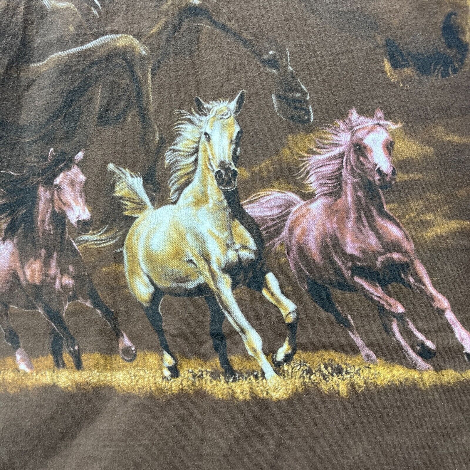 Vintage Vintage Y2K Horse Animal Cute Racing Shirt Brown Medium Size US M / EU 48-50 / 2 - 6 Thumbnail