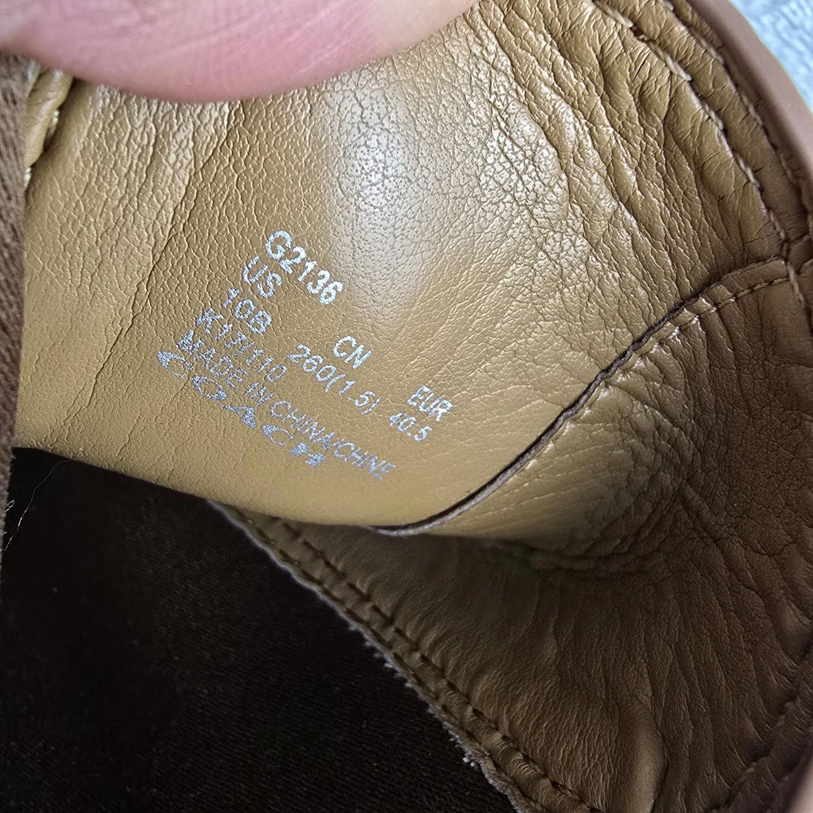 Coach Coach Saddle Brown Jackson Booties Boots Pull On Cognac Brow Size US 10 / IT 40 - 8 Thumbnail