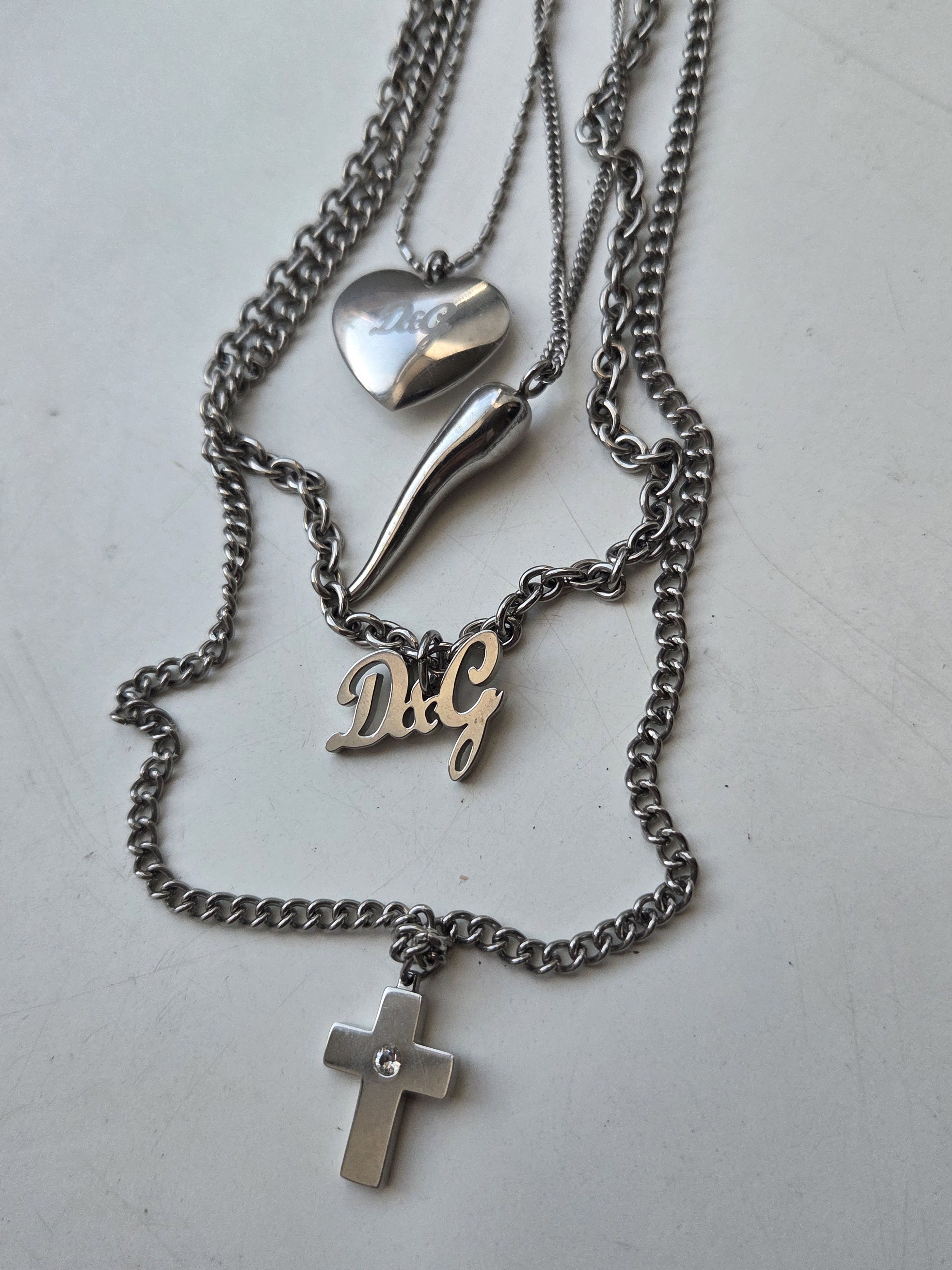 Dolce & Gabbana Dolce & Gabbana quadruple chain necklace Size ONE SIZE - 1 Thumbnail