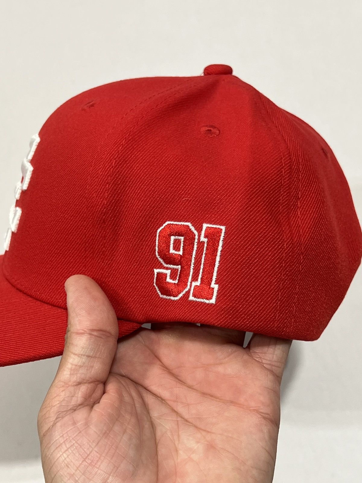 Eric Emanuel Eric Emanuel #91 Red Cap Size ONE SIZE - 5 Thumbnail