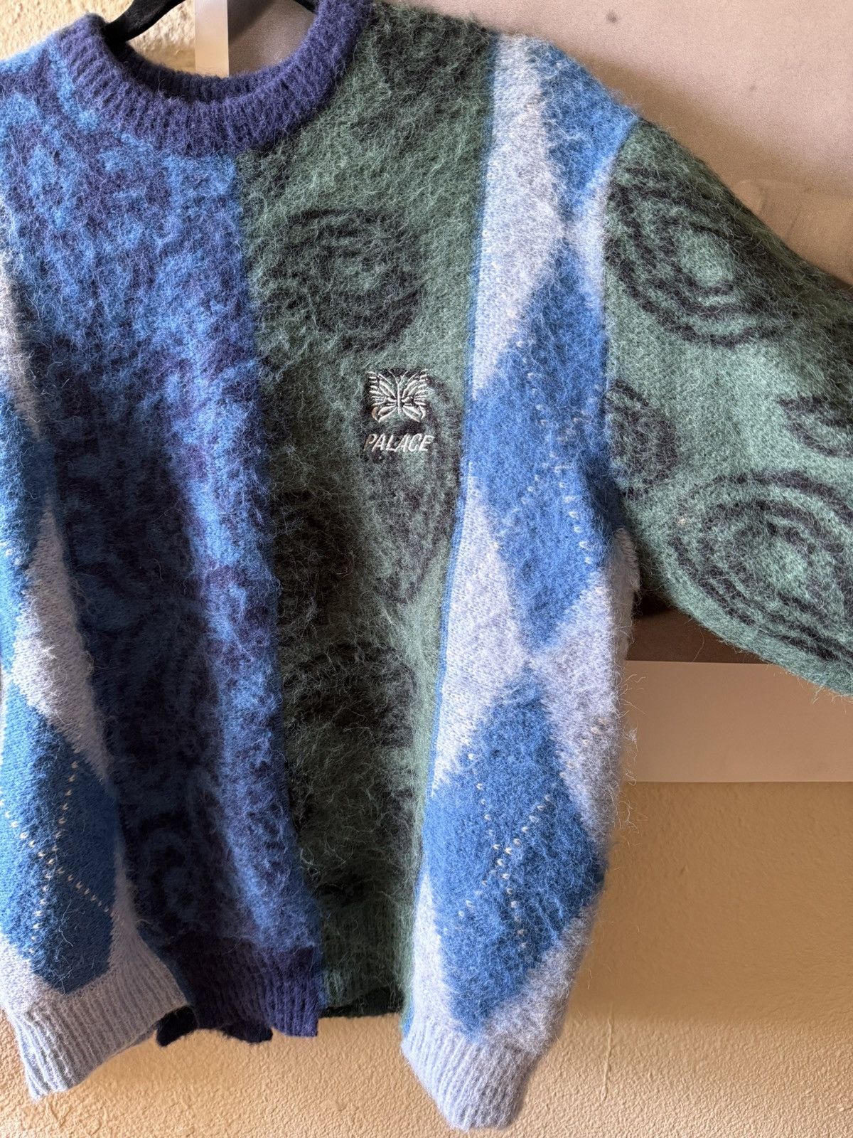 Palace x Needles Hairy Knit Sweater Size Small