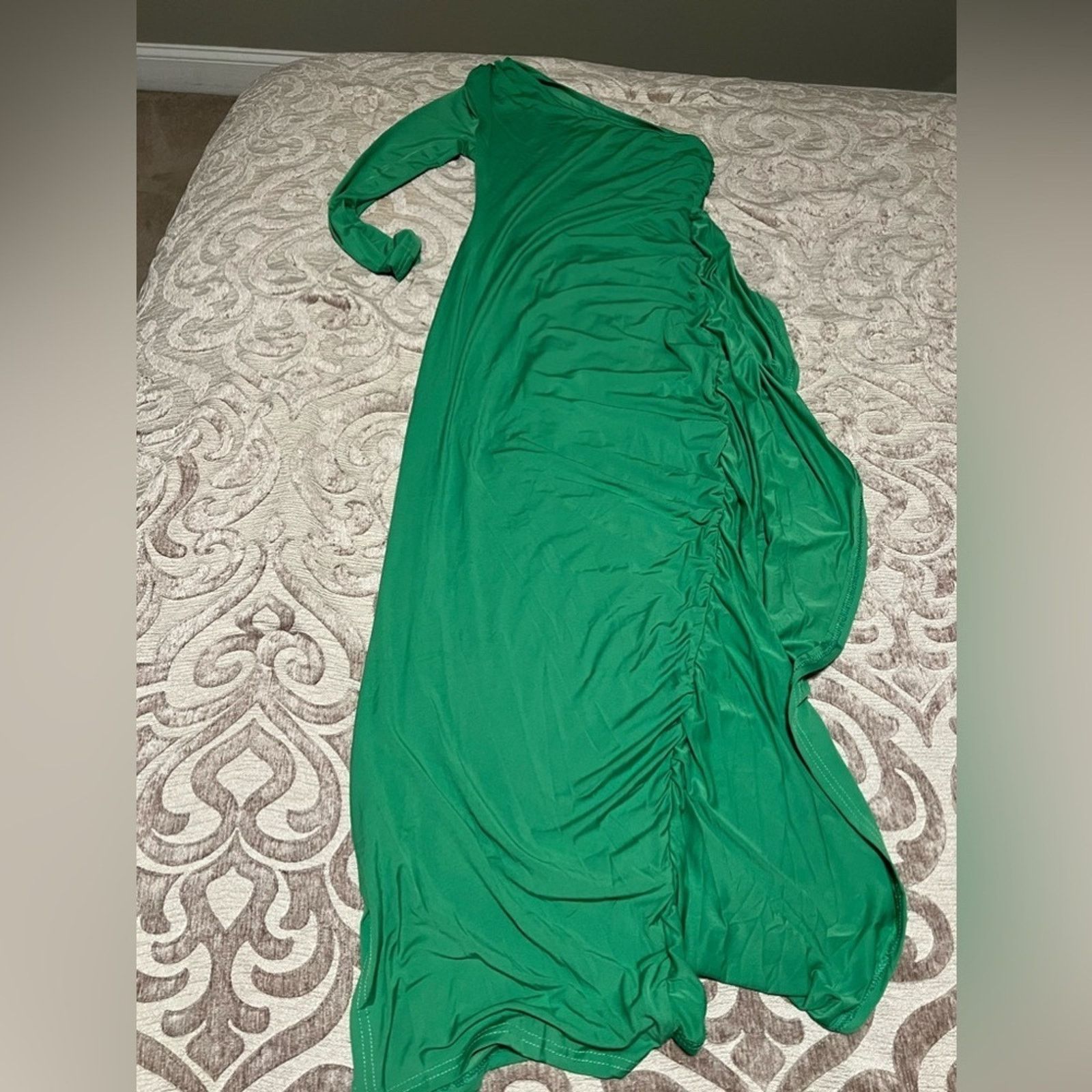 & Other Stories One Shoulder Ruches Asymmetrical Maxi Dress | Size S | NWOT Size S / US 4 / IT 40 - 6 Thumbnail