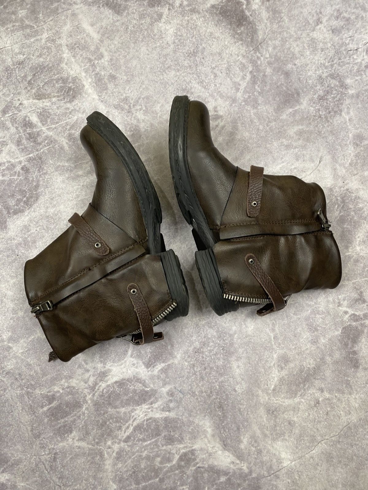 Other Vintage Avantgarde Y2K Grange A.S.98 Style Boho Boots ASH Size US 8 / IT 38 - 12 Thumbnail