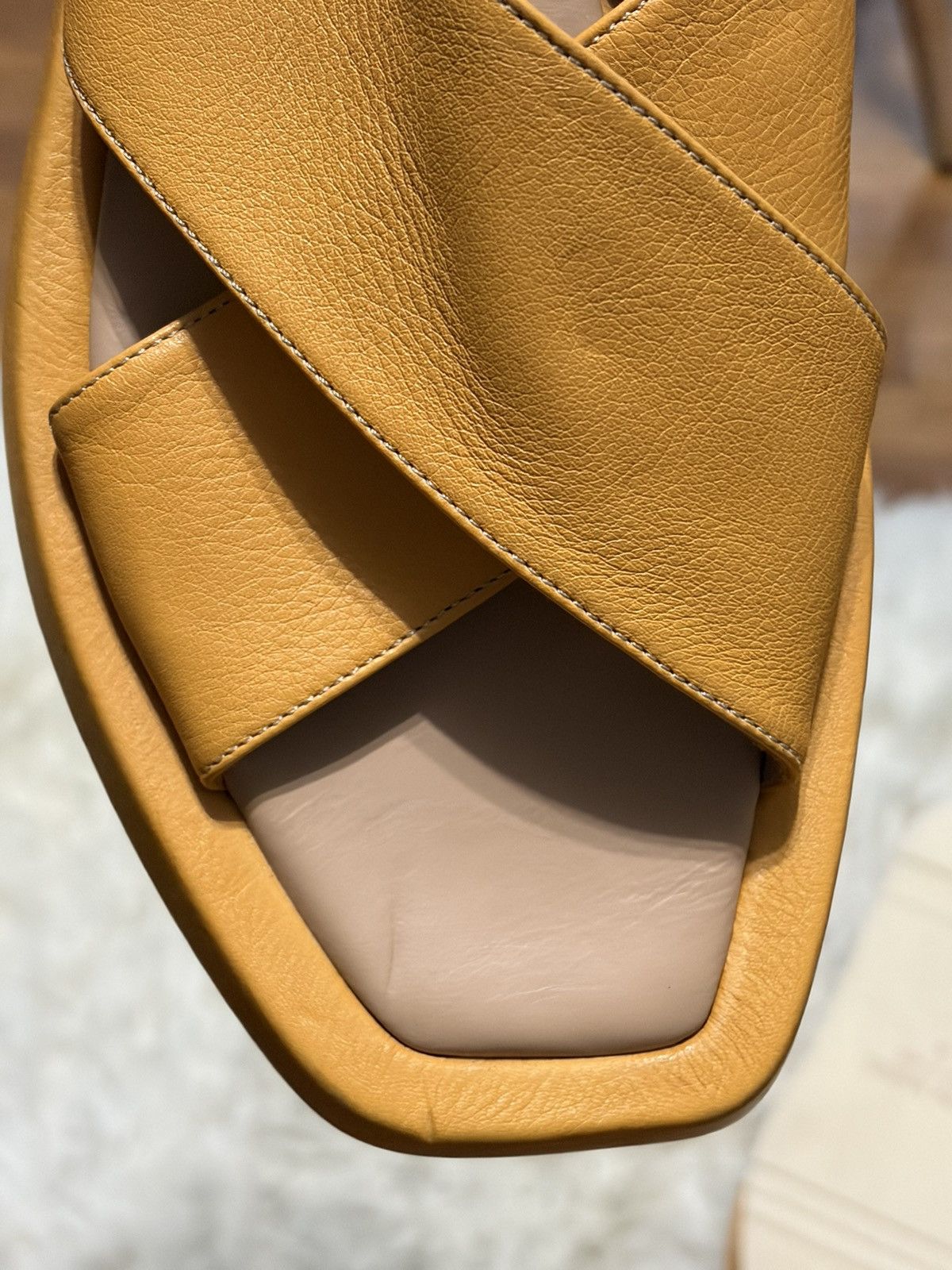 Paloma Bercelo PALOMA BARCELO JATAUPU NAPASOLFT SANDAL Mustard Size US 9 / IT 39 - 10 Thumbnail