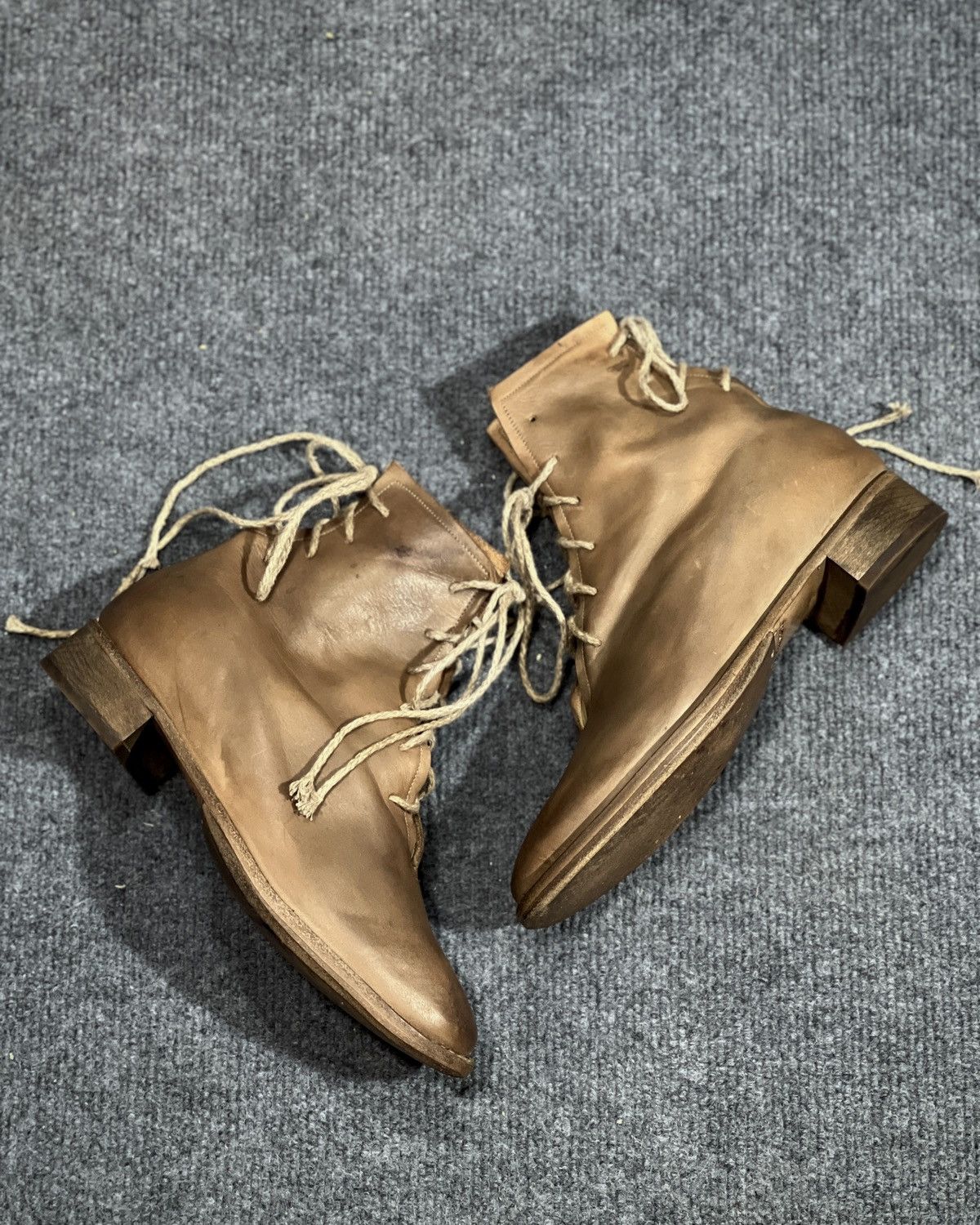 Cherevichkiotvichki Cherevichkiotvichki one piece lace up ankle boot Size US 8 / IT 38 - 5 Thumbnail