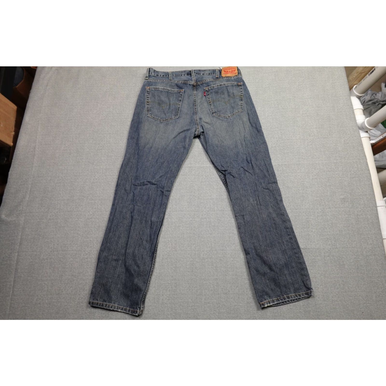 Levi's Levi's 559 Jeans Mens 38x32 Blue Relaxed Straight Dark Wash Denim Jeans Relaxed Straight Mens 559 Blue 38x32 USA 500 Series Size US 38 / EU 54 - 4 Thumbnail