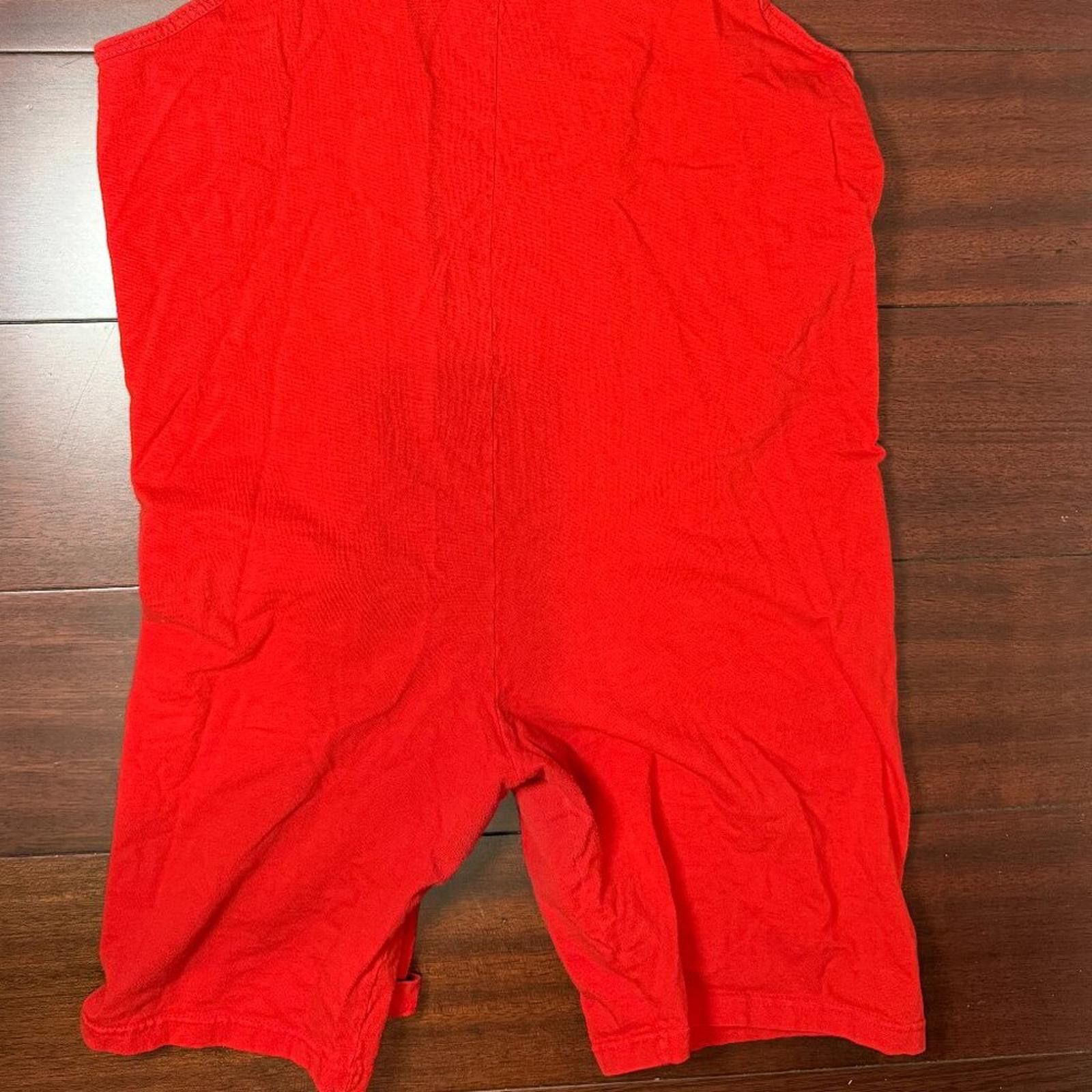 Calvin Klein Vintage Calvin Klein One Piece Bodysuit Red Men Size Large Size ONE SIZE - 4 Thumbnail