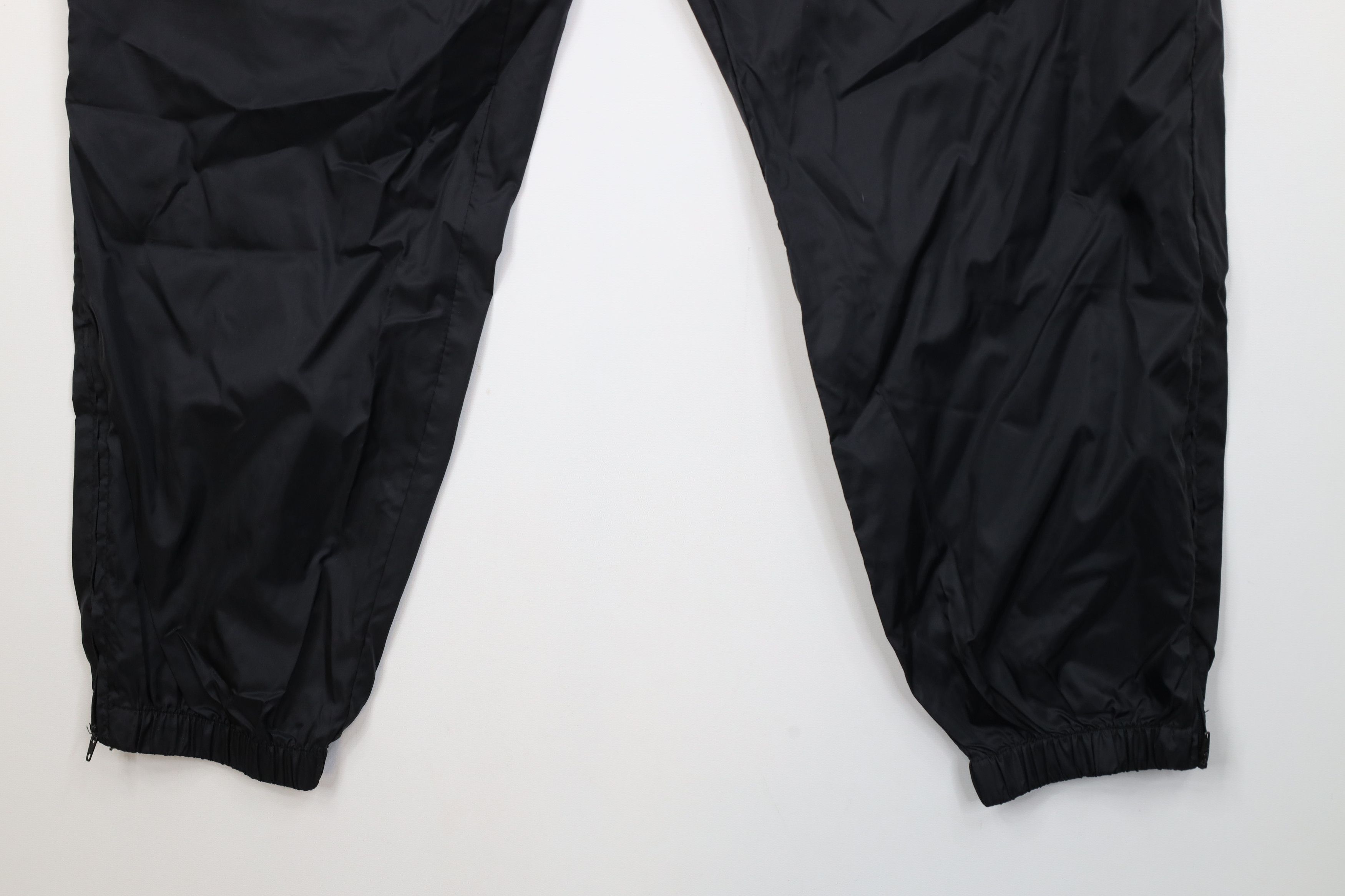 Vintage Vintage 90s Streetwear Cuffed Windbreaker Jogger Pants Black Size US 34 / EU 50 - 4 Thumbnail