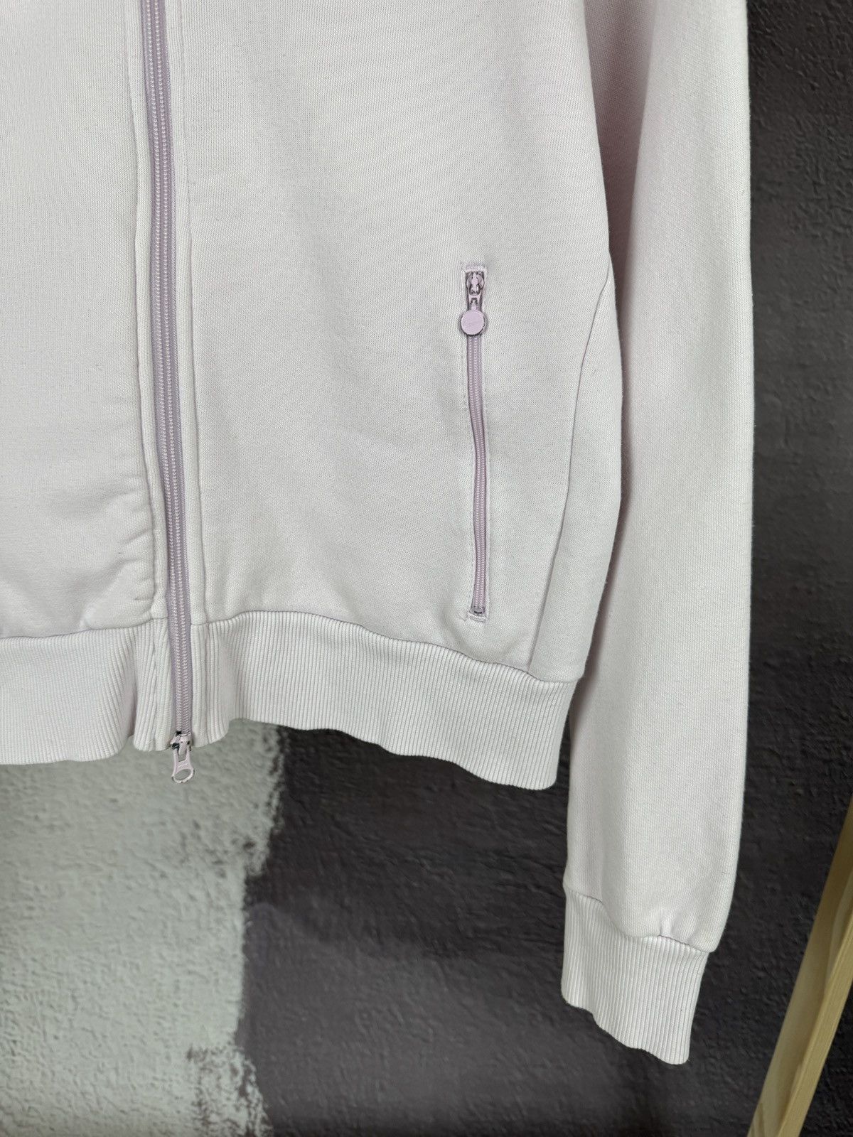 Nike × Vintage Nike vintage y2k light pink full zip pullover sweater swoosh Size L / US 10 / IT 46 - 5 Thumbnail