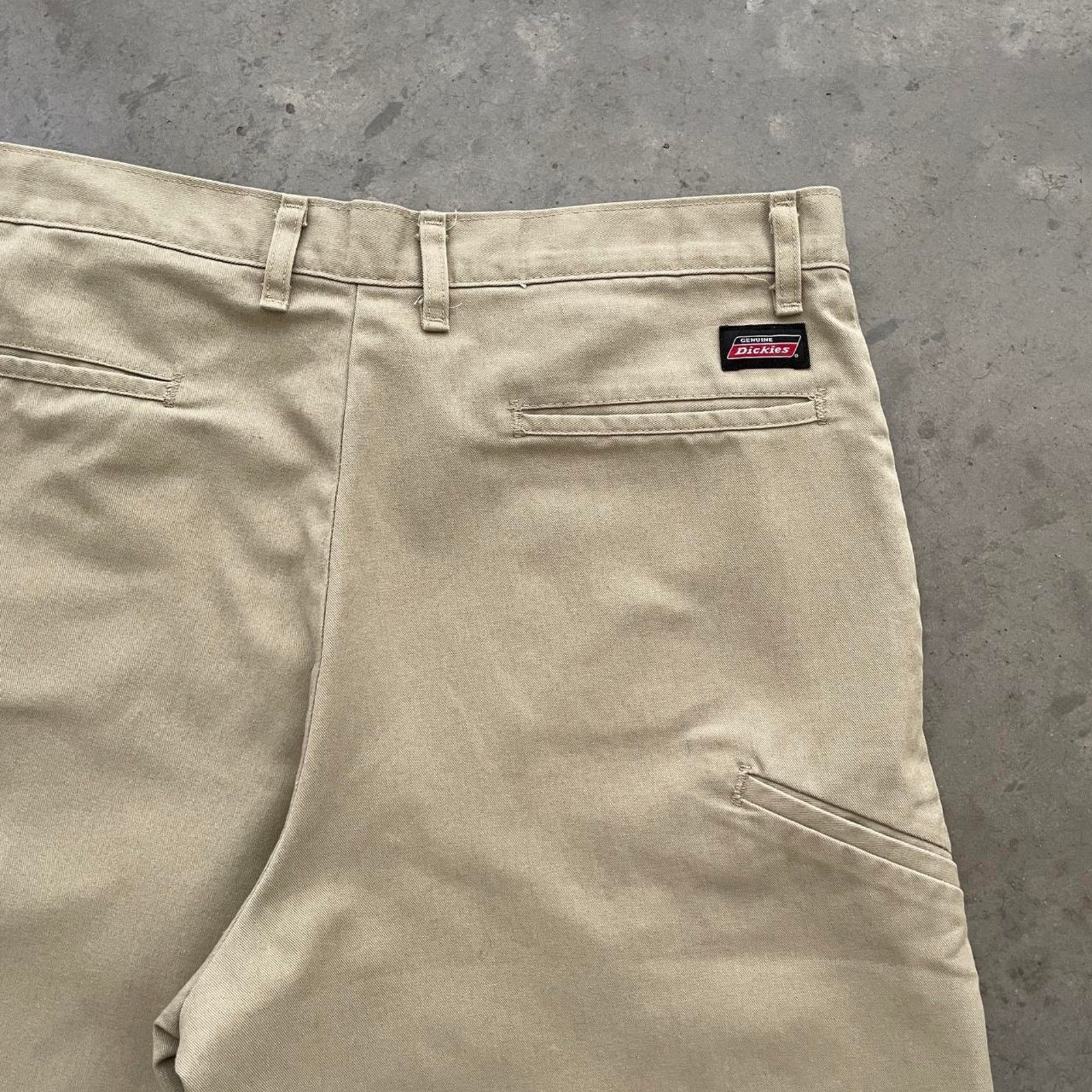 Dickies Dickies Khaki Flat Front Work Shorts Size US 36 / EU 52 - 5 Thumbnail