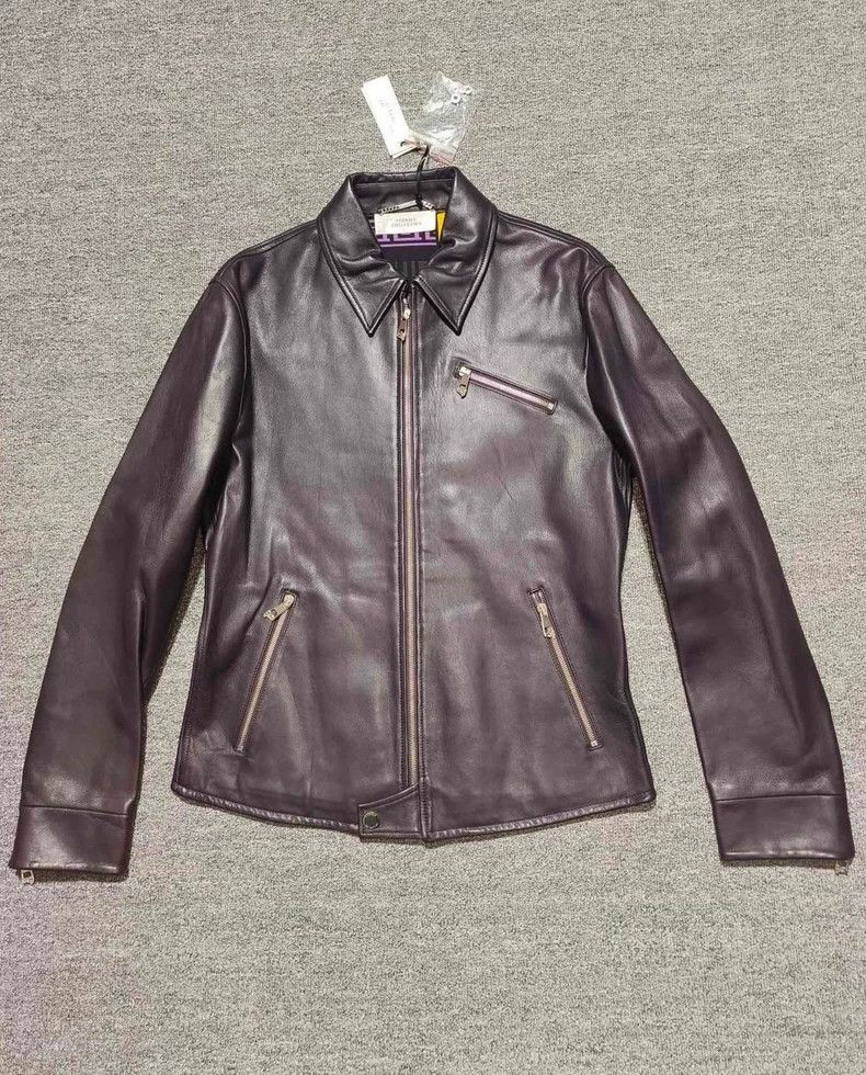 Other Versace Men's leather jacket leather jacket Size US M / EU 48-50 / 2 - 1 Thumbnail