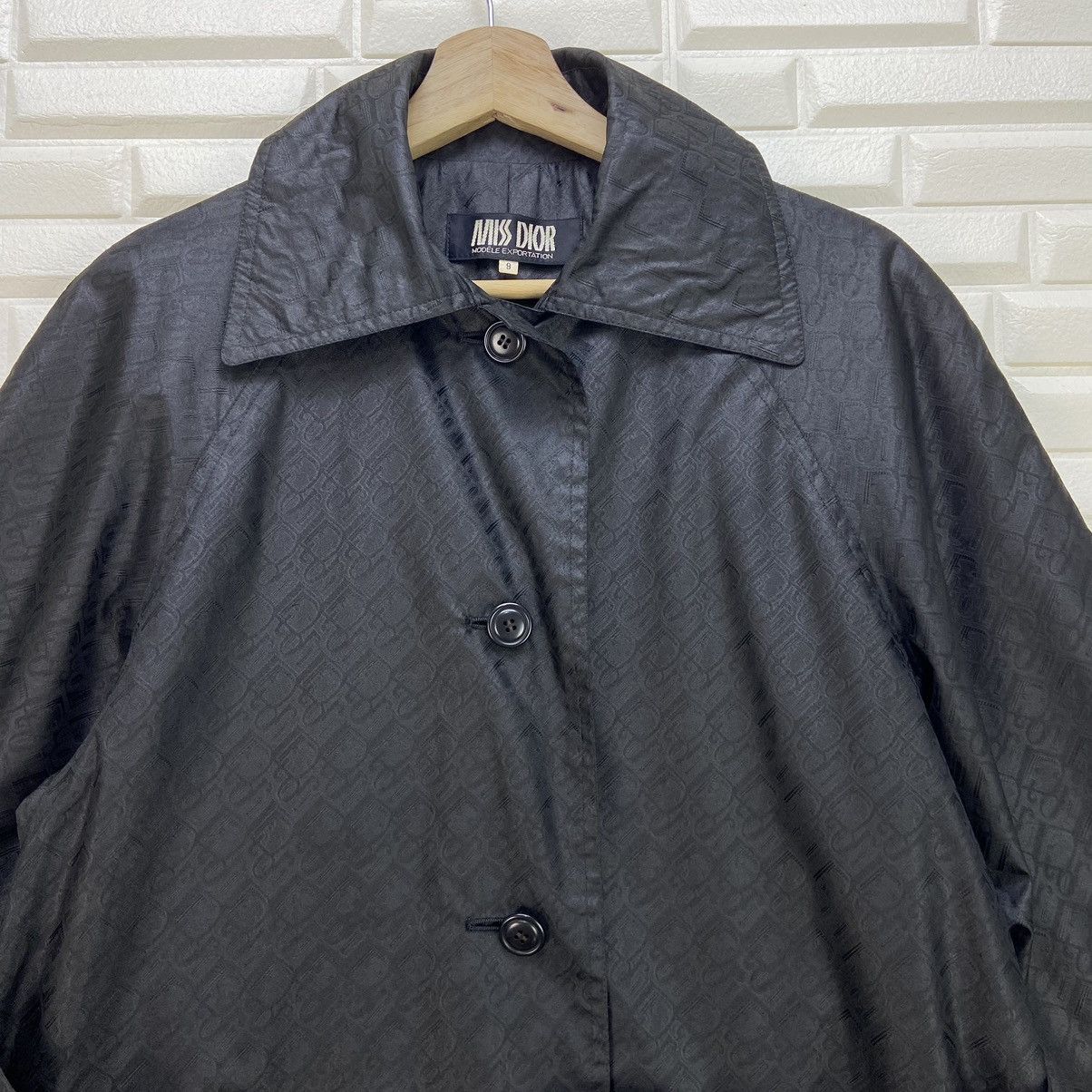 Vintage Miss Dior Modele Exportation Monogram Long Jacket Size M / US 6-8 / IT 42-44 - 11 Thumbnail