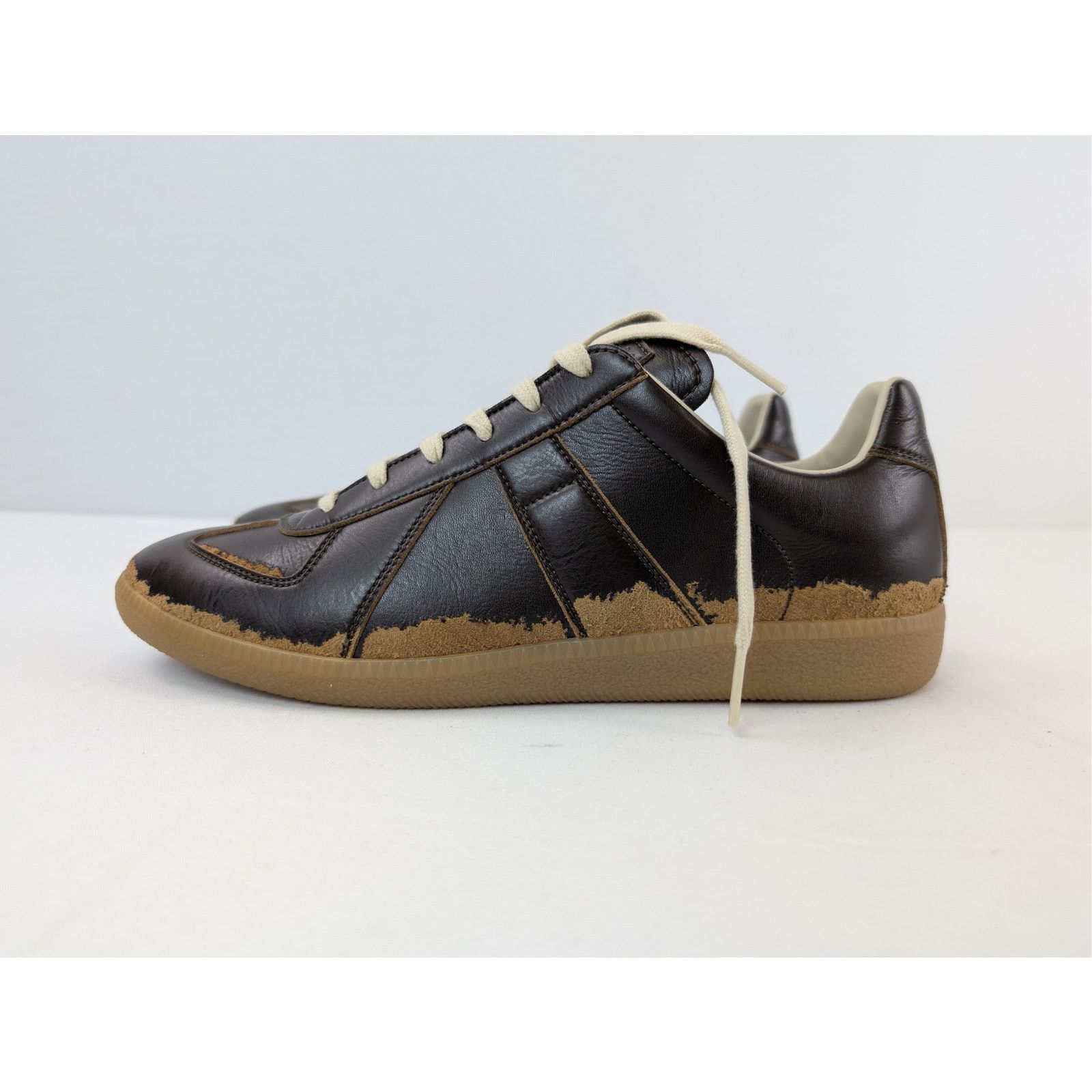 Maison Margiela o1rshd1 Replica sneakers with a distressed peel-off effect Size US 12 / EU 45 - 10 Thumbnail