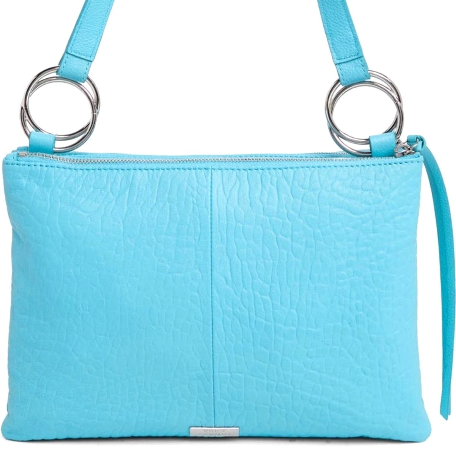 Vince Camuto Vince Camuto Livy Leather Shoulder Bag - Pool Aqua Size ONE SIZE - 3 Thumbnail