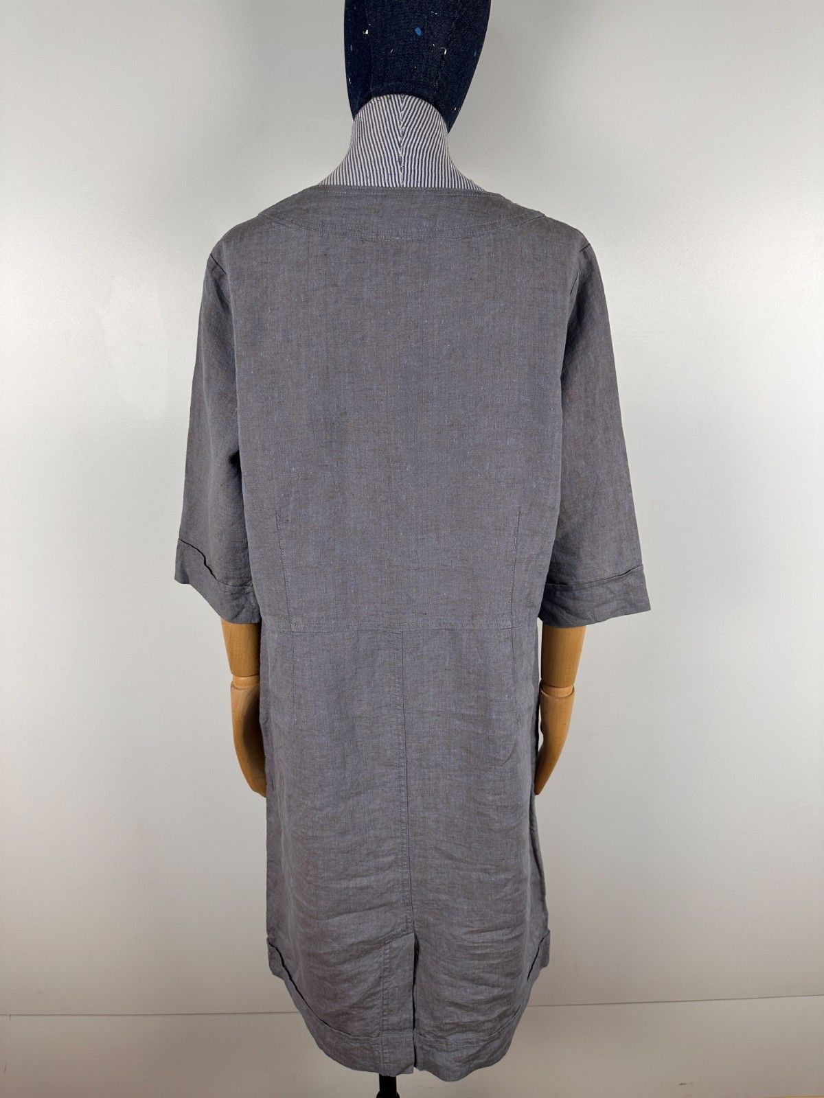 Other Poetry Gray Linen Blend Tunic Dress Size US8 UK12 EU38 Size M / US 6-8 / IT 42-44 - 5 Thumbnail