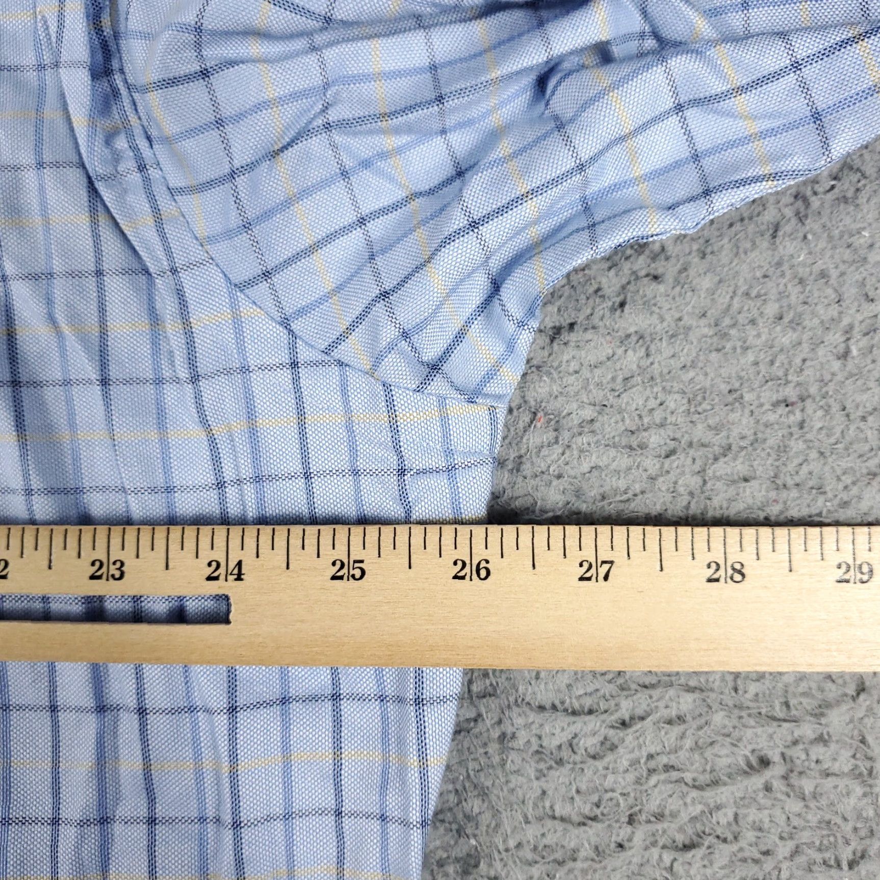 Tommy Hilfiger VINTAGE Tommy Hilfiger Shirt Men 2XL Blue Check Casual Button-Up Long Sleeve Size US XXL / EU 58 / 5 - 5 Thumbnail