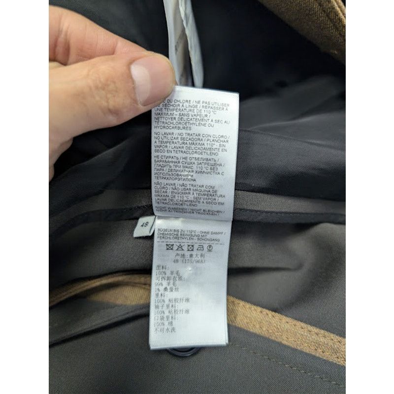 Bottega Veneta o1rshd1 Compact Wool Jacket in Kale Size US M / EU 48-50 / 2 - 21 Thumbnail