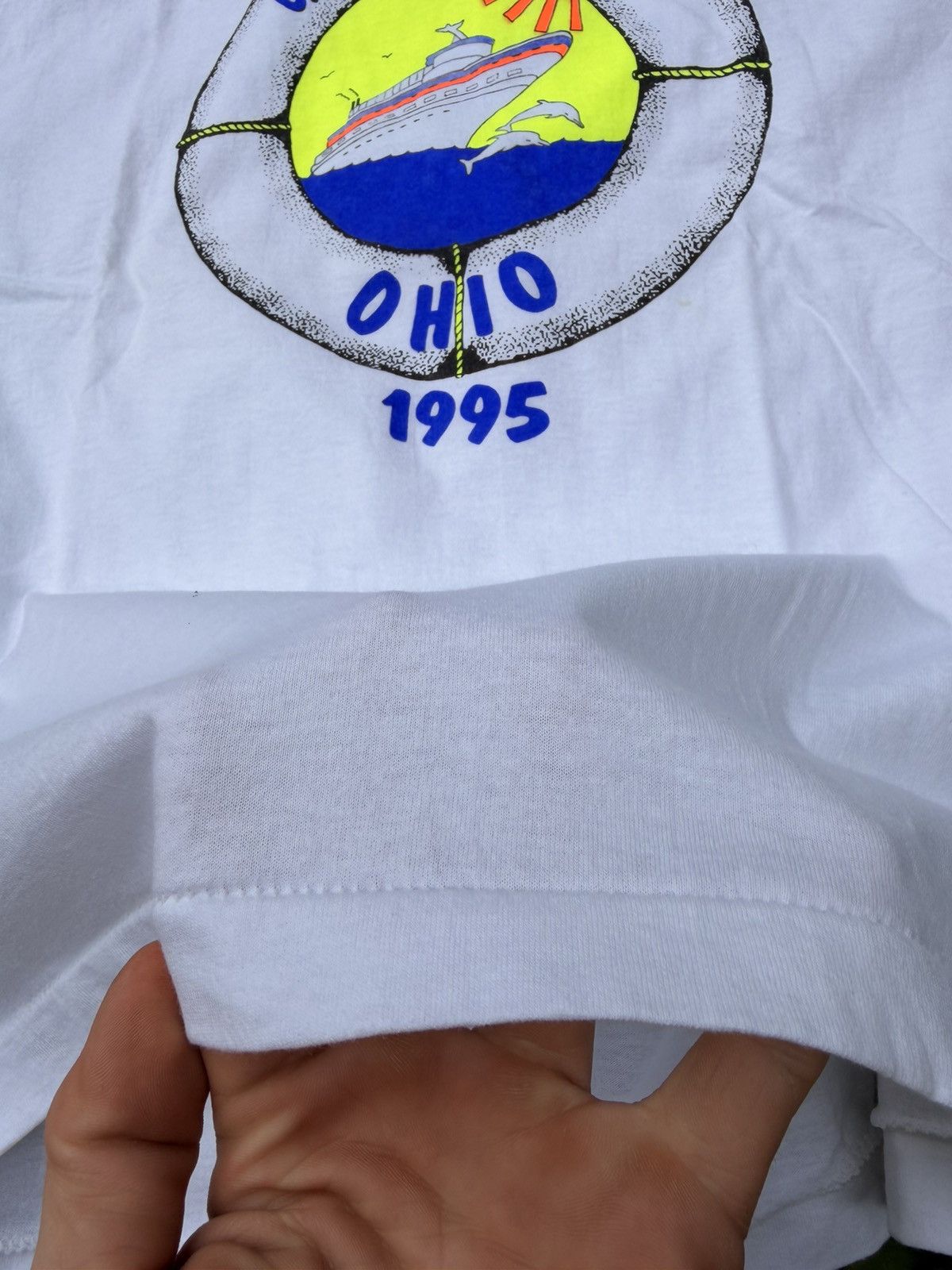 Vintage VTG 1995 Caribbean Cruise Single Stitch tee Size XL Size US XL / EU 56 / 4 - 3 Thumbnail