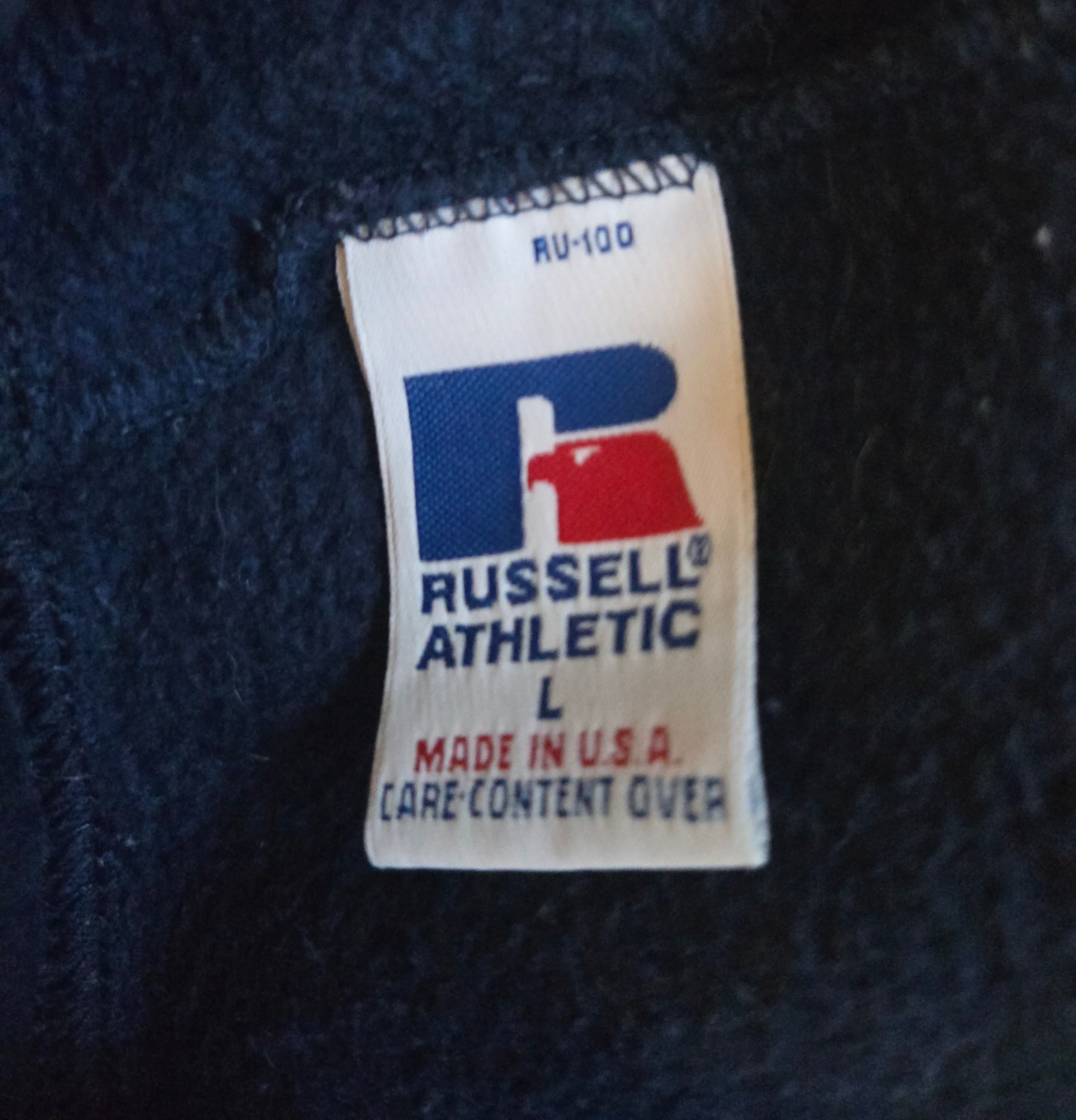 Russell Athletic Navy Russel Athletic Sweatpants - Painter/Distressed Size US 36 / EU 52 - 3 Thumbnail