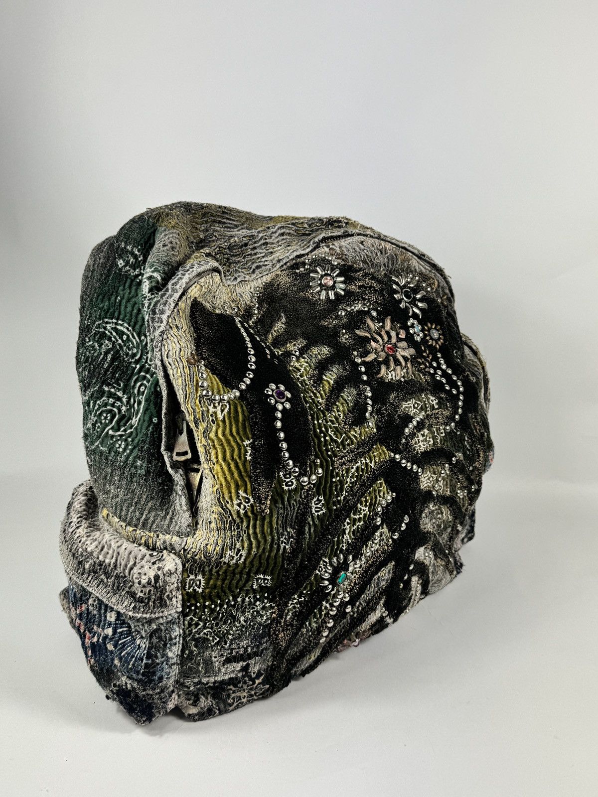Proleta Re Art 1/1 EMBELLISHED EMBROIDERED COTTON BACKPACK Size ONE SIZE - 9 Thumbnail