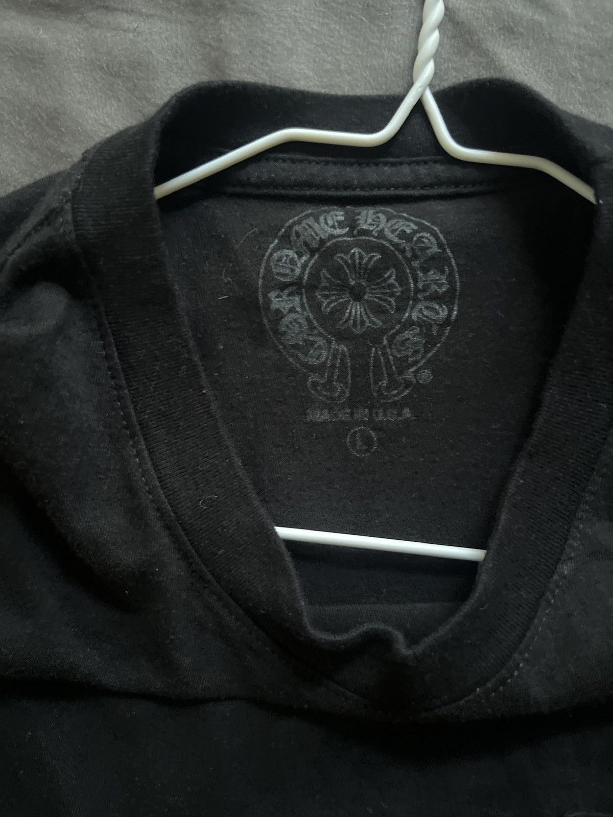 Chrome Hearts Chrome hearts x London horseshoe Tee Size US L / EU 52-54 / 3 - 3 Thumbnail