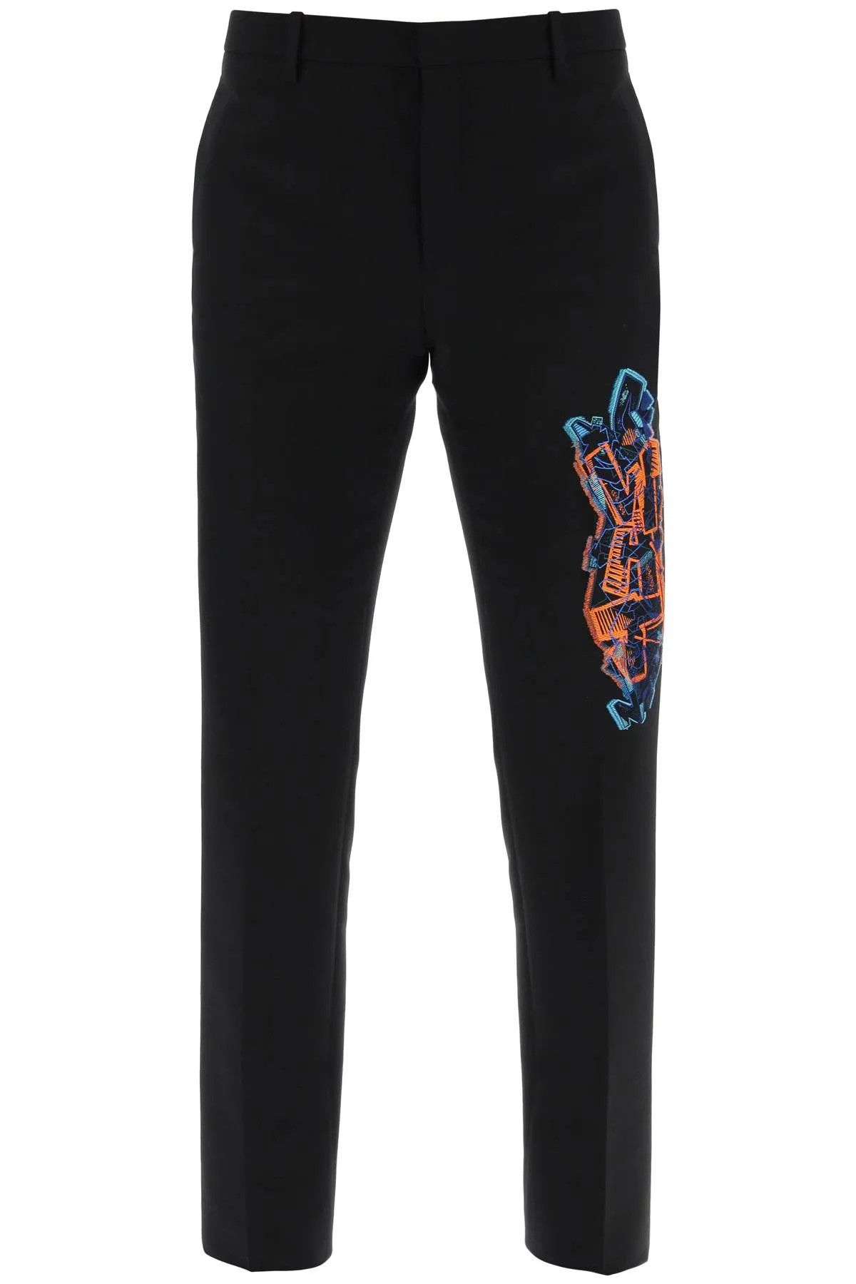Off-White o1y0225 Casual Pant in Black Size US 32 / EU 48 - 1 Thumbnail