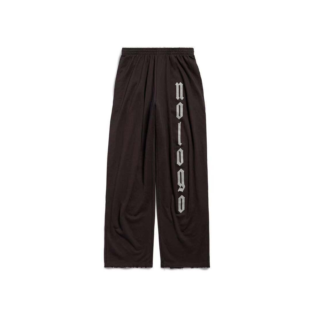 Balenciaga Nologo Baggy Sweatpants & Joggers in Black Size US 32 / EU 48 - 1 Thumbnail