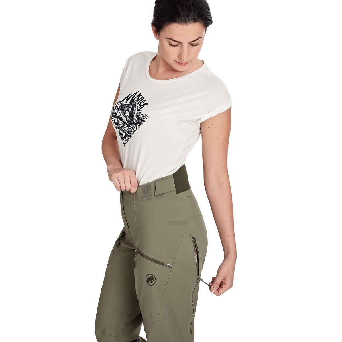 Mammut Mammut Extreme Women Pants Haldigrat HS Hardshell RRP360€ Size 32" / US 10 / IT 46 - 4 Thumbnail