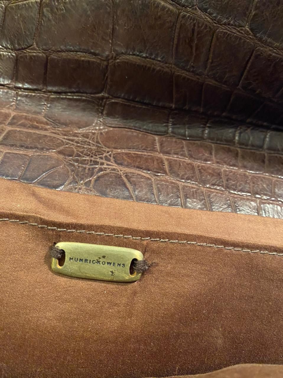 Rick Owens 1-1 crocodile hun - bag Size ONE SIZE - 4 Thumbnail
