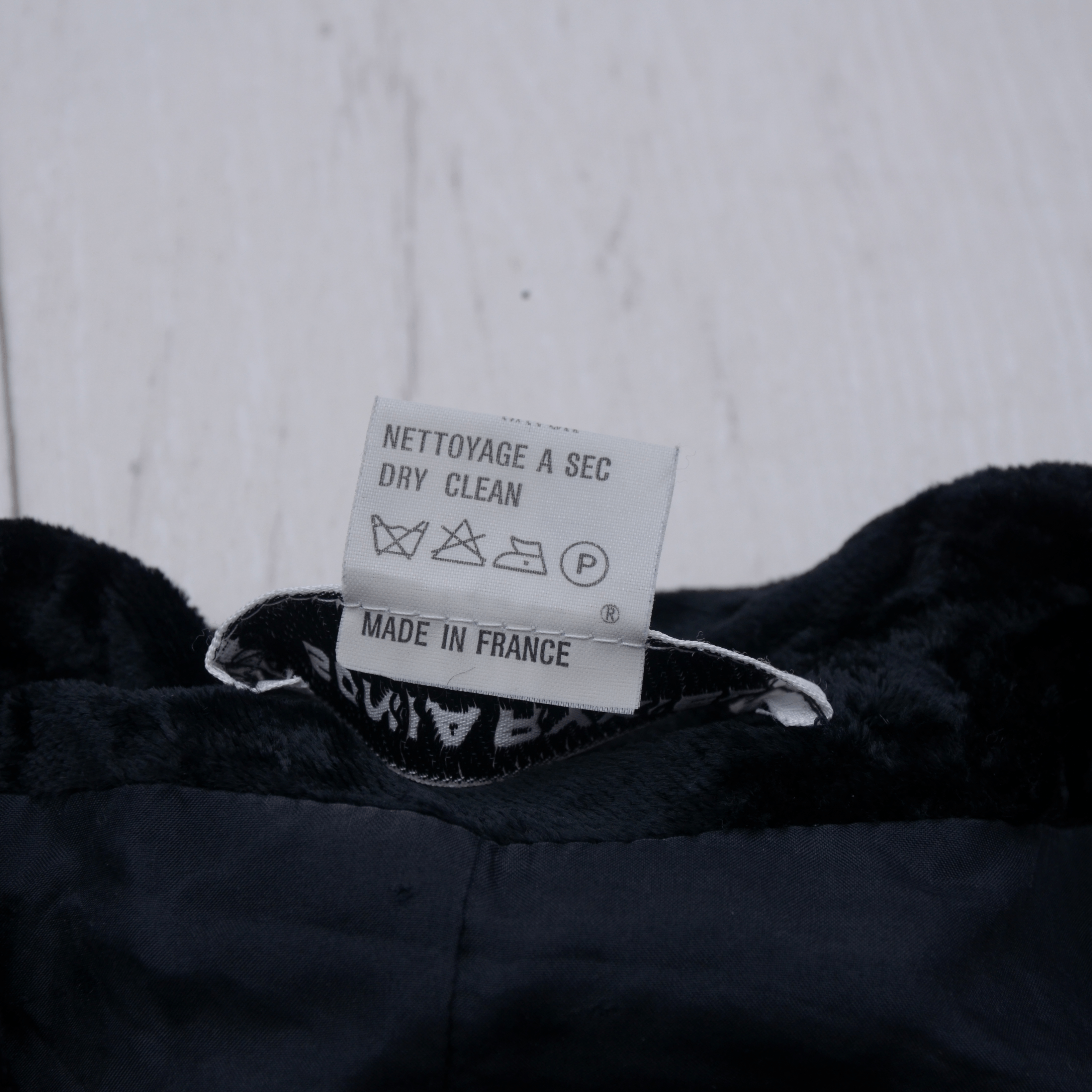 Sonia Rykiel × Vintage Rare Sonia Rykiel Vintage Black Velour Velvet Coat Sz 42 Y2K Size M / US 6-8 / IT 42-44 - 8 Thumbnail