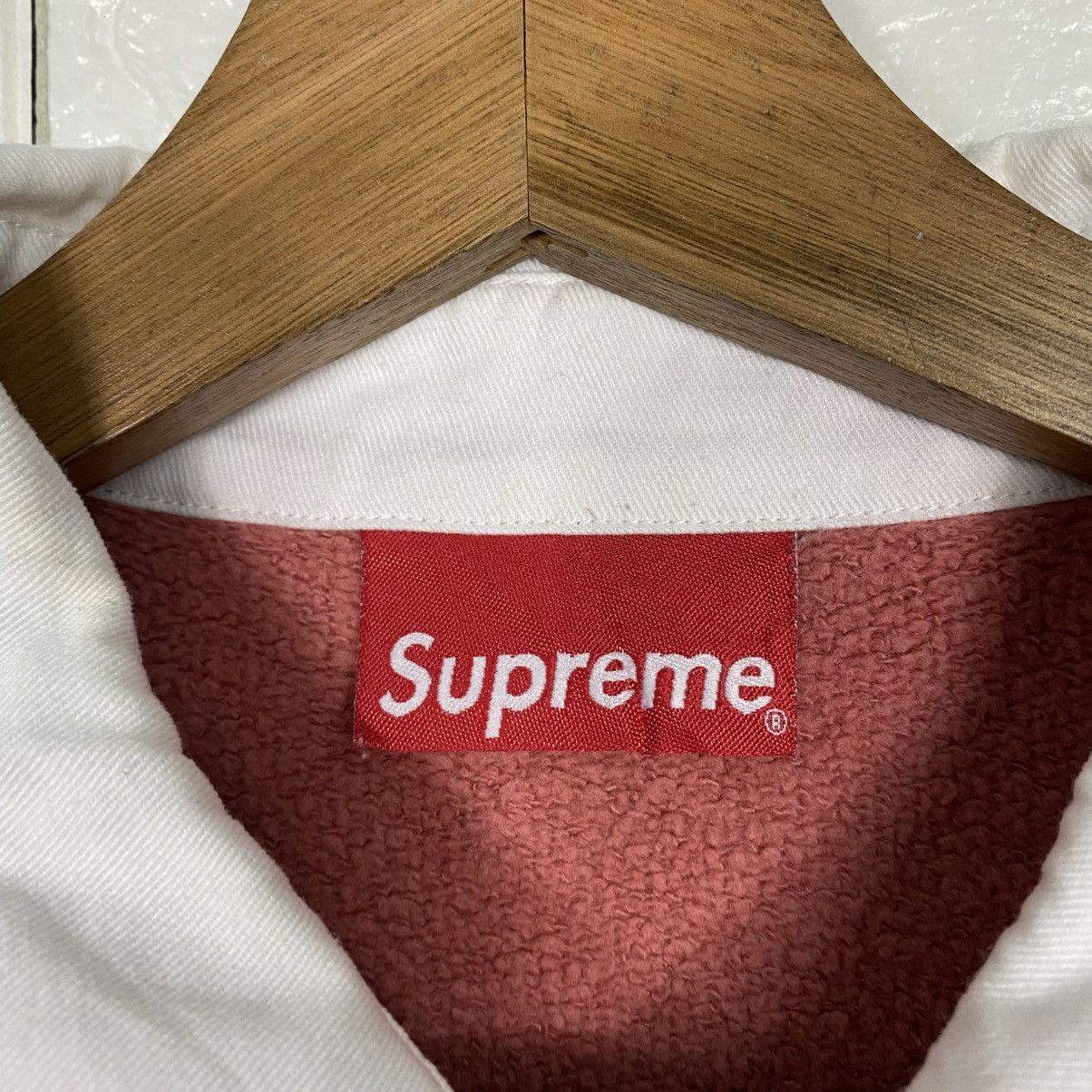 Supreme 📌Vintage Sweatshirt Collar Supreme Big Logo Size US M / EU 48-50 / 2 - 15 Thumbnail