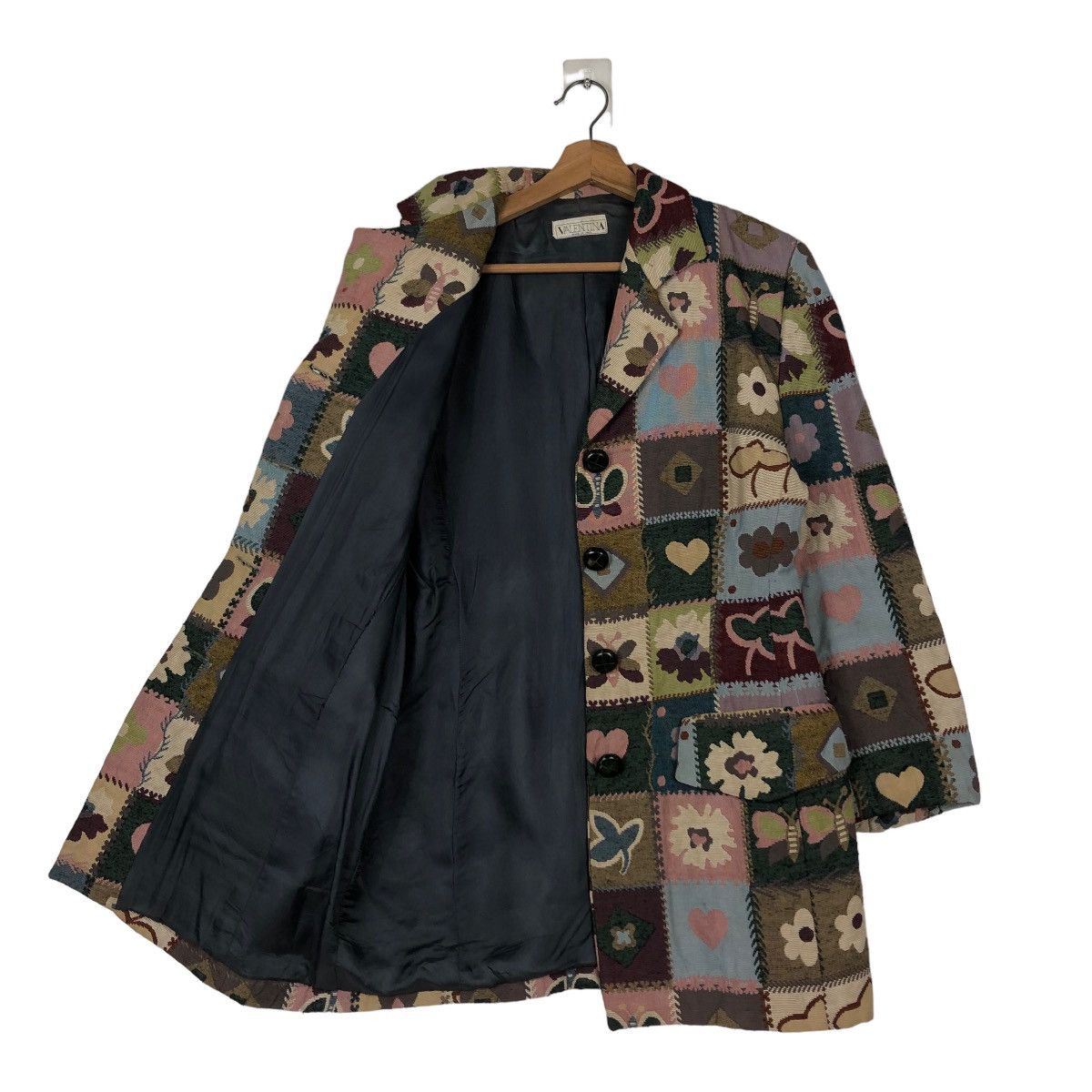 Designer 📌VINTAGE PATCHWORK DESIGN ART VALENTINA ITALY Size US S / EU 44-46 / 1 - 3 Thumbnail
