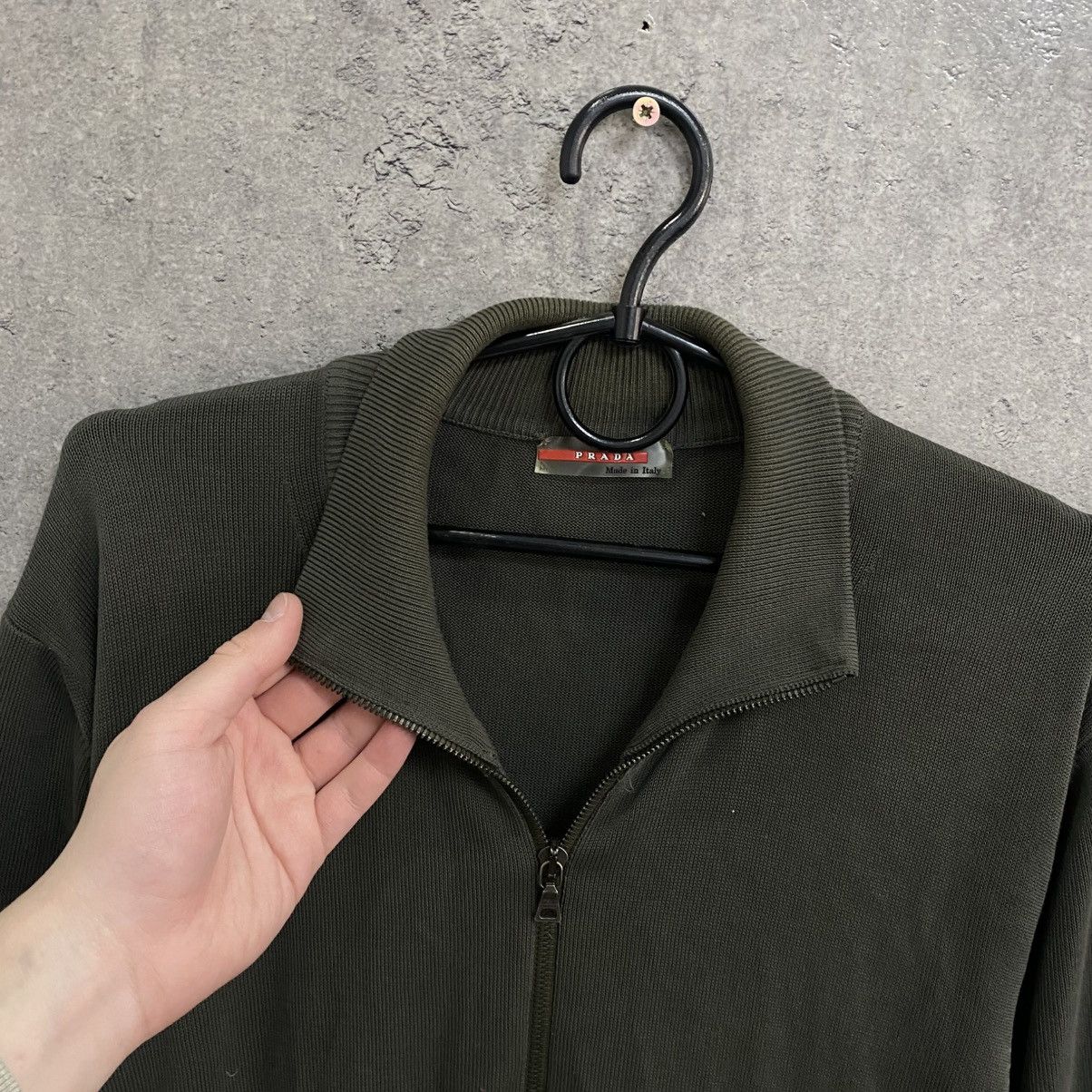 Prada Vintage Prada Full Zip Hoodie Size US L / EU 52-54 / 3 - 5 Thumbnail