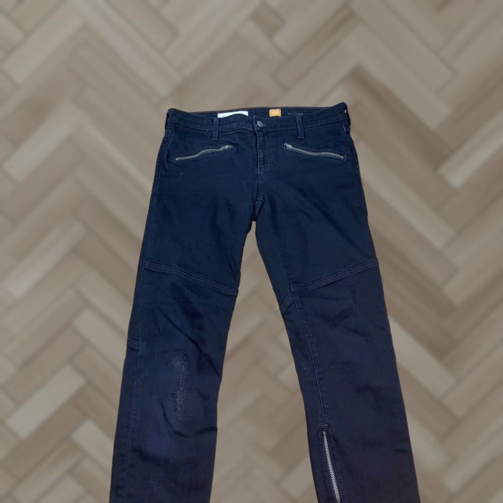 Vintage Pilcro and the Letterpress Jeans Zippers 29 Black Skinny Women Size 29 Distress #4845 Size 29" - 1 Thumbnail