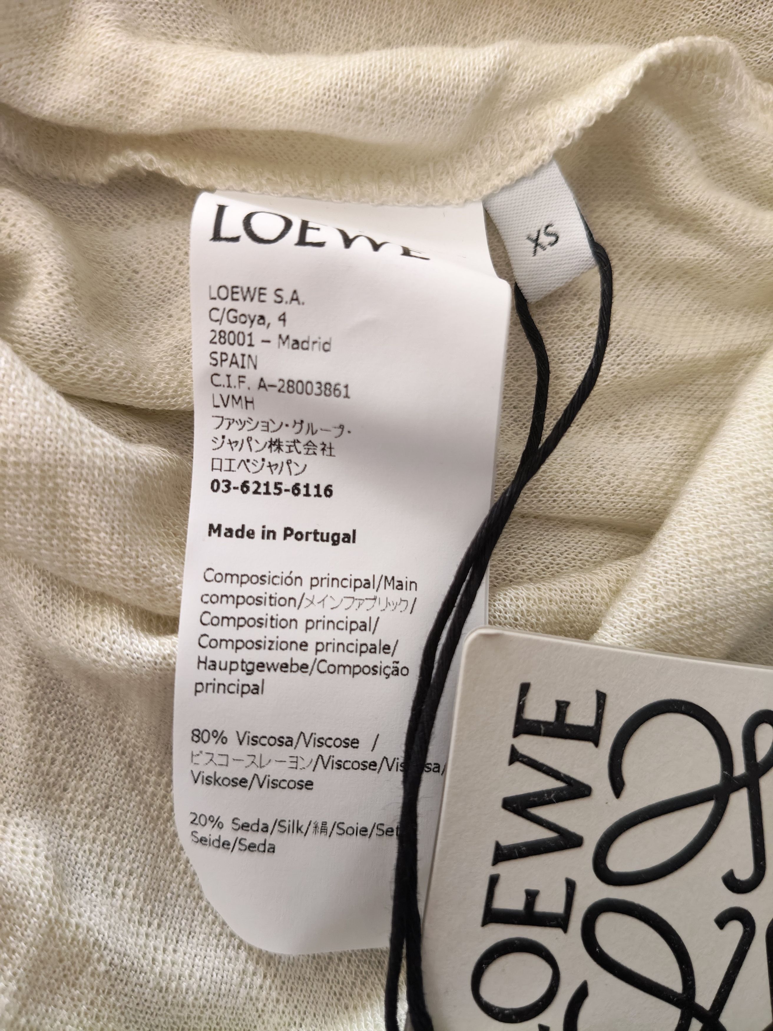 Loewe Silk and cotton rib tanktop brand new with tags Size XS / US 0-2 / IT 36-38 - 10 Thumbnail