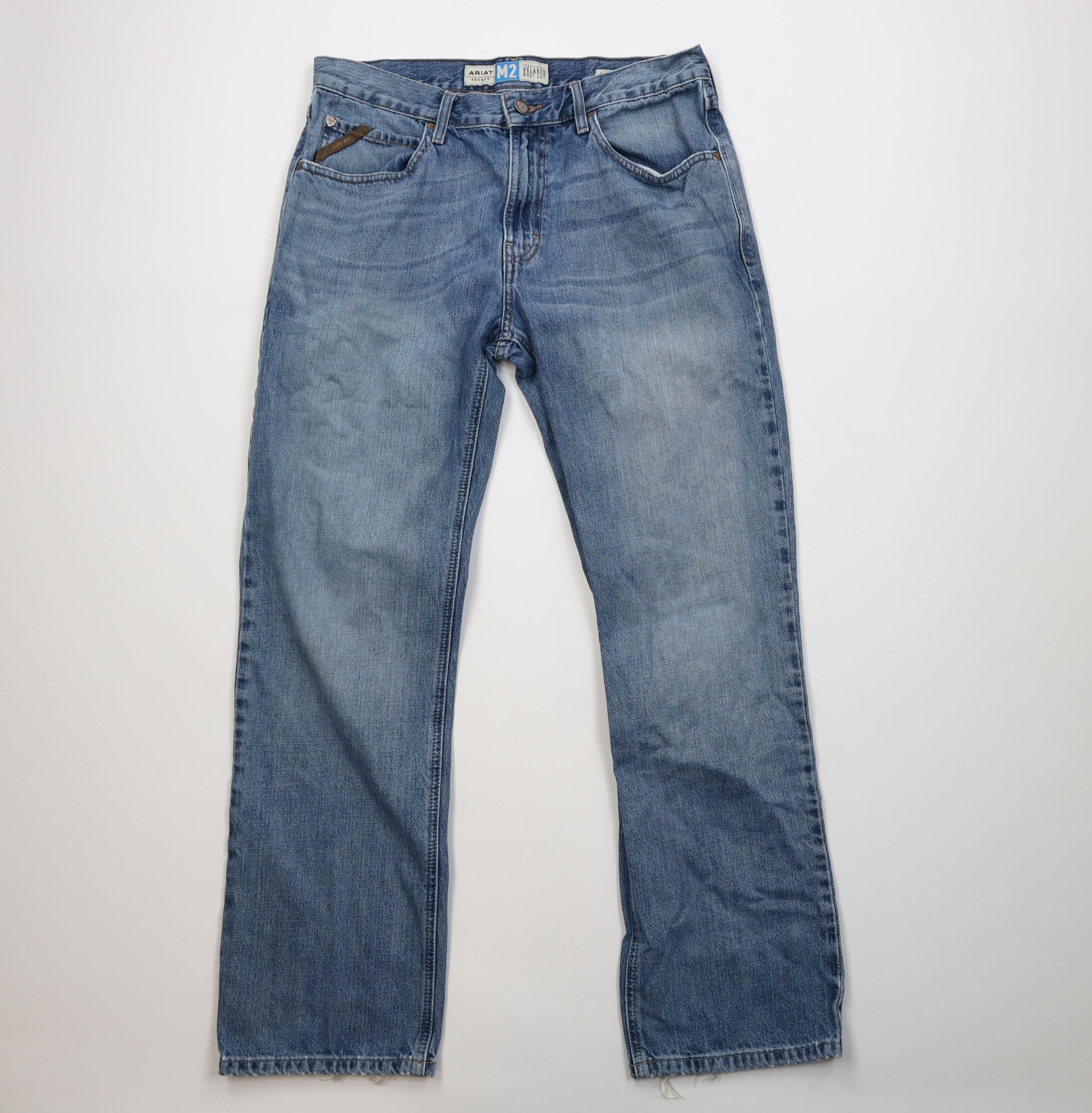 Ariat Ariat M2 Traditional Relaxed Fit Bootcut Denim Jeans Cowboy Size US 33 - 1 Thumbnail