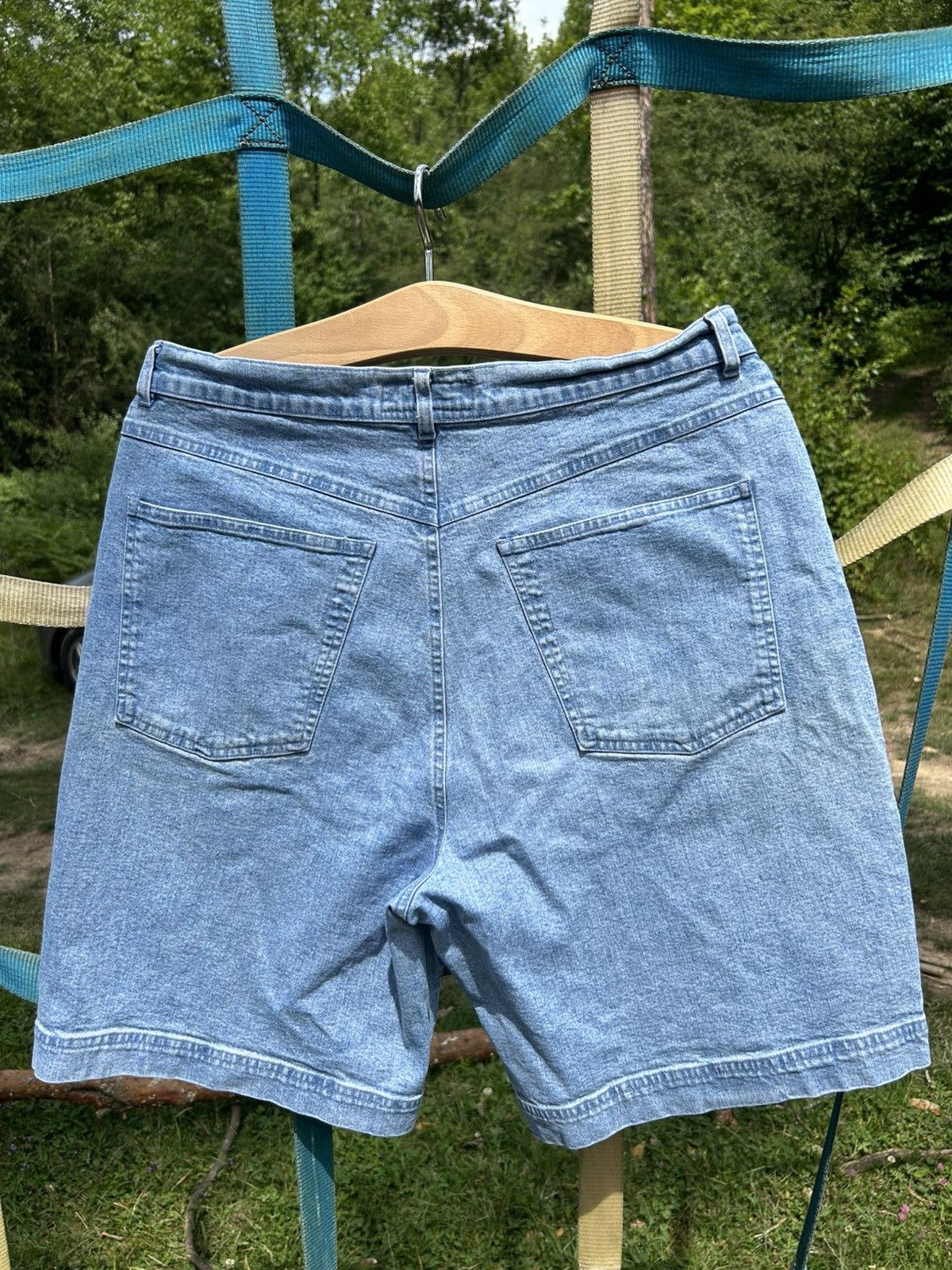 Other Vintage Fade Out Short Denim Jeans Made in Italy Size 46 EU Size US 36 / EU 52 - 4 Thumbnail