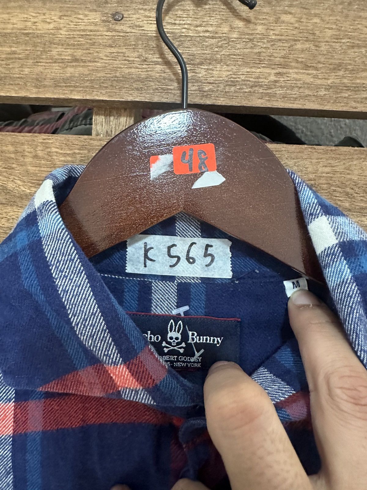 Psycho Bunny Vintage Style Psycho Bunny Plaid Flannel Size US M / EU 48-50 / 2 - 5 Thumbnail