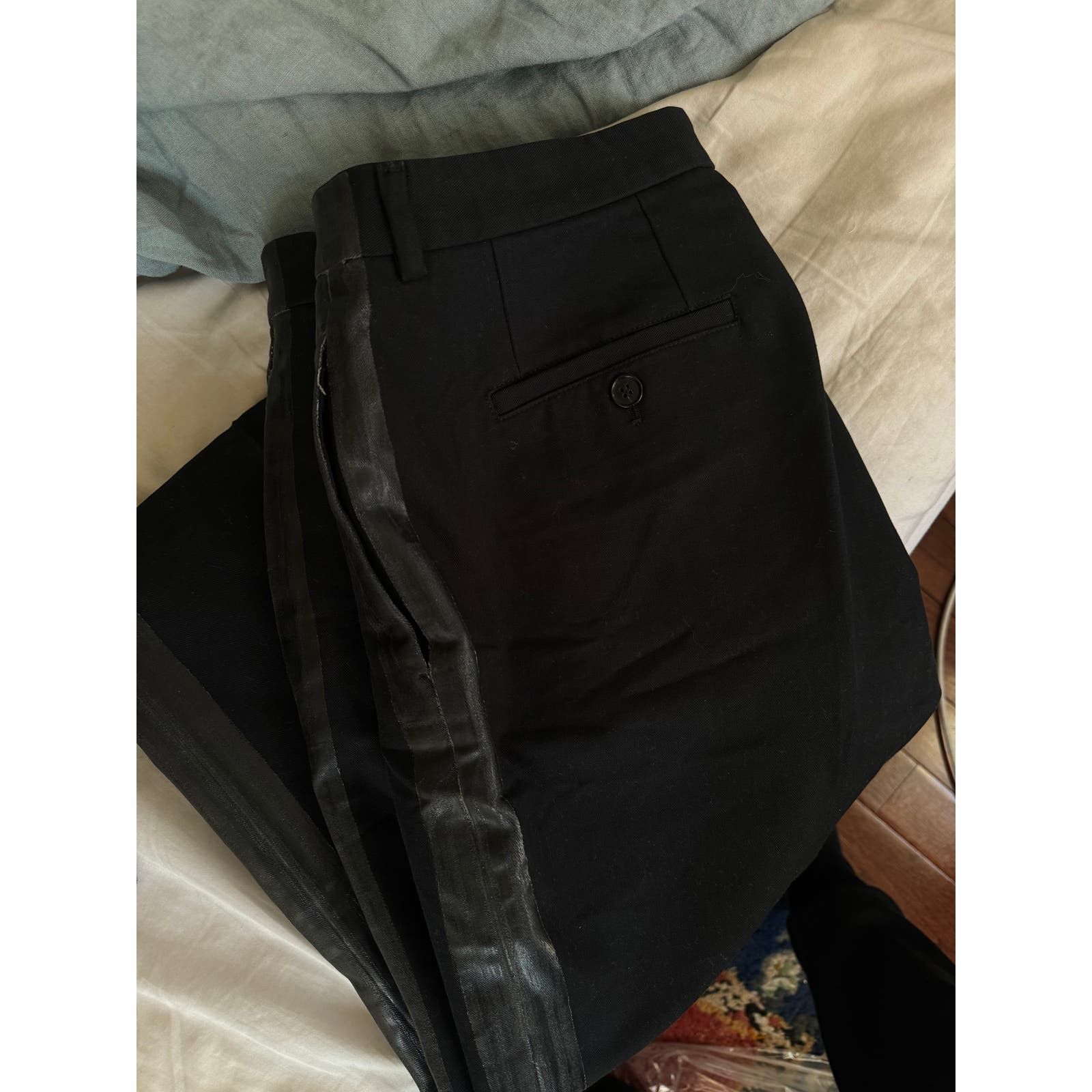 Maison Margiela Rubberized Tuxedo Pant Size US 34 / EU 50 - 5 Thumbnail